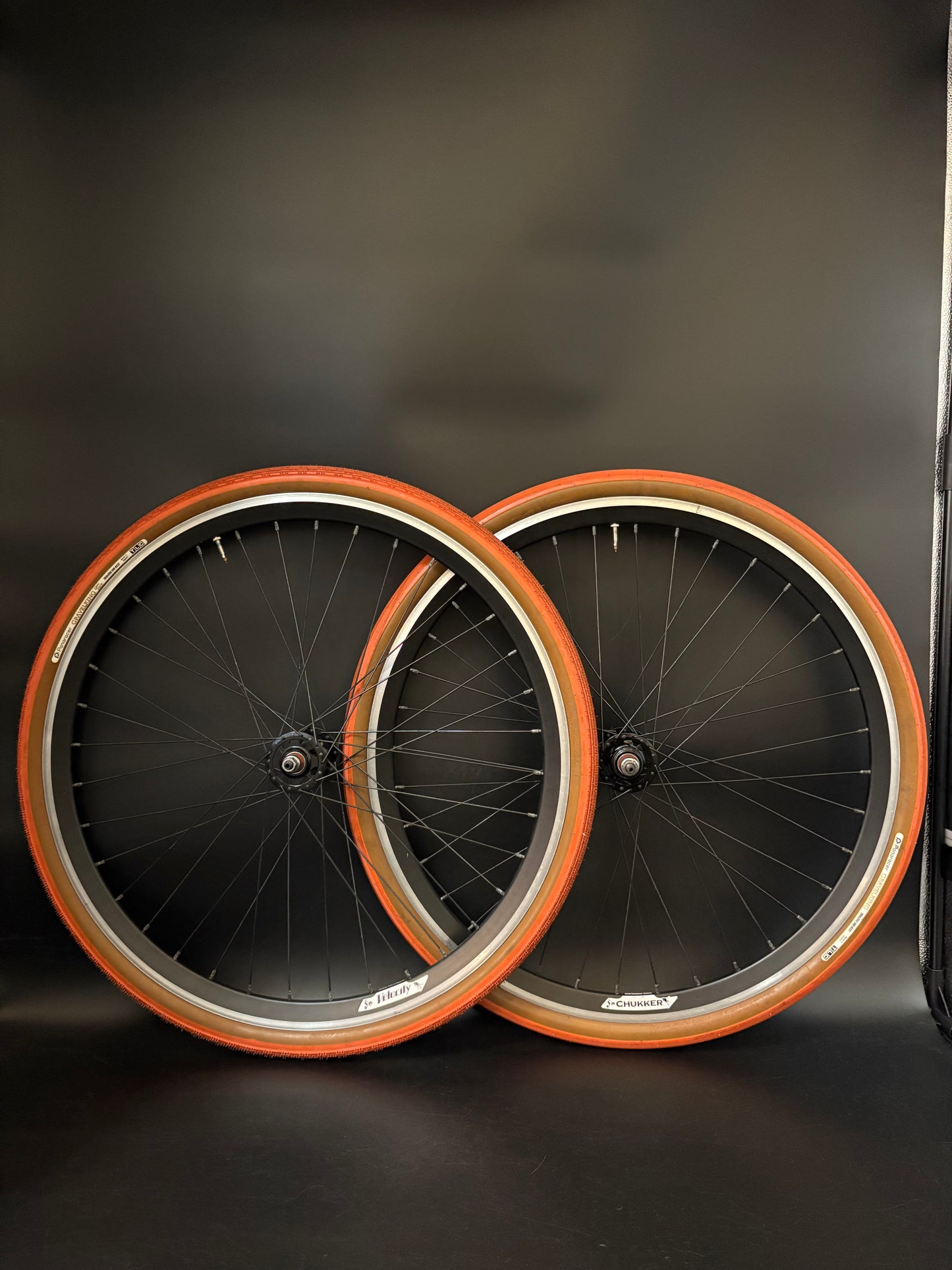 Velocity Chukker Black Machined / Origin 8 Wheelset 36h