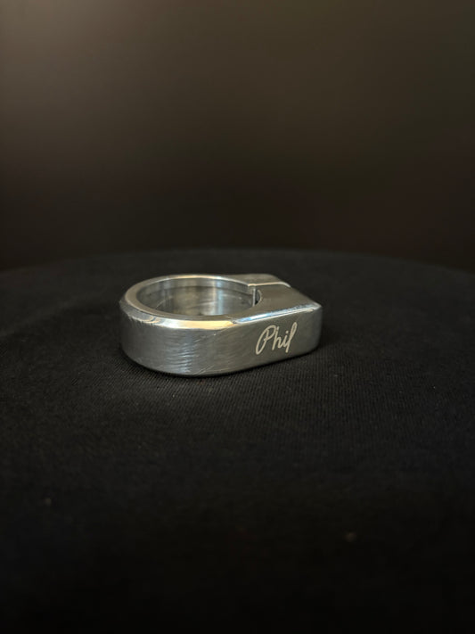 Phil Wood Seat Collar Silver 34.9
