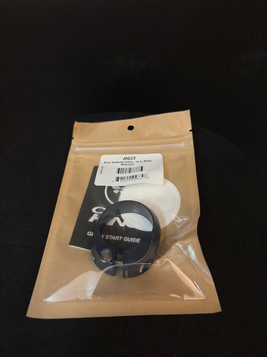 NEW Chris King Seatpost Collar Midnight 34.9