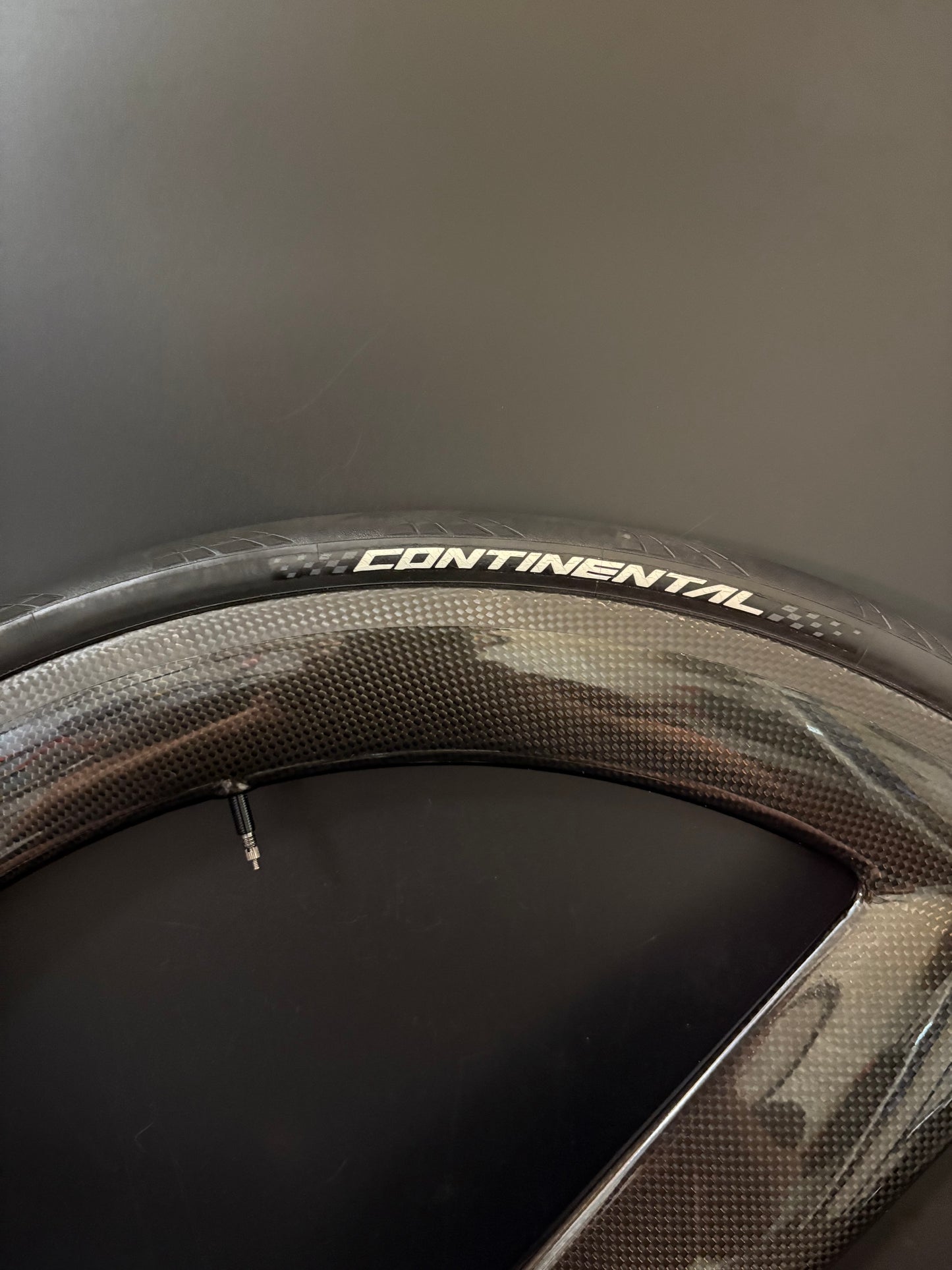 Unbranded Tri Spoke Carbon Clincher Front Wheel
