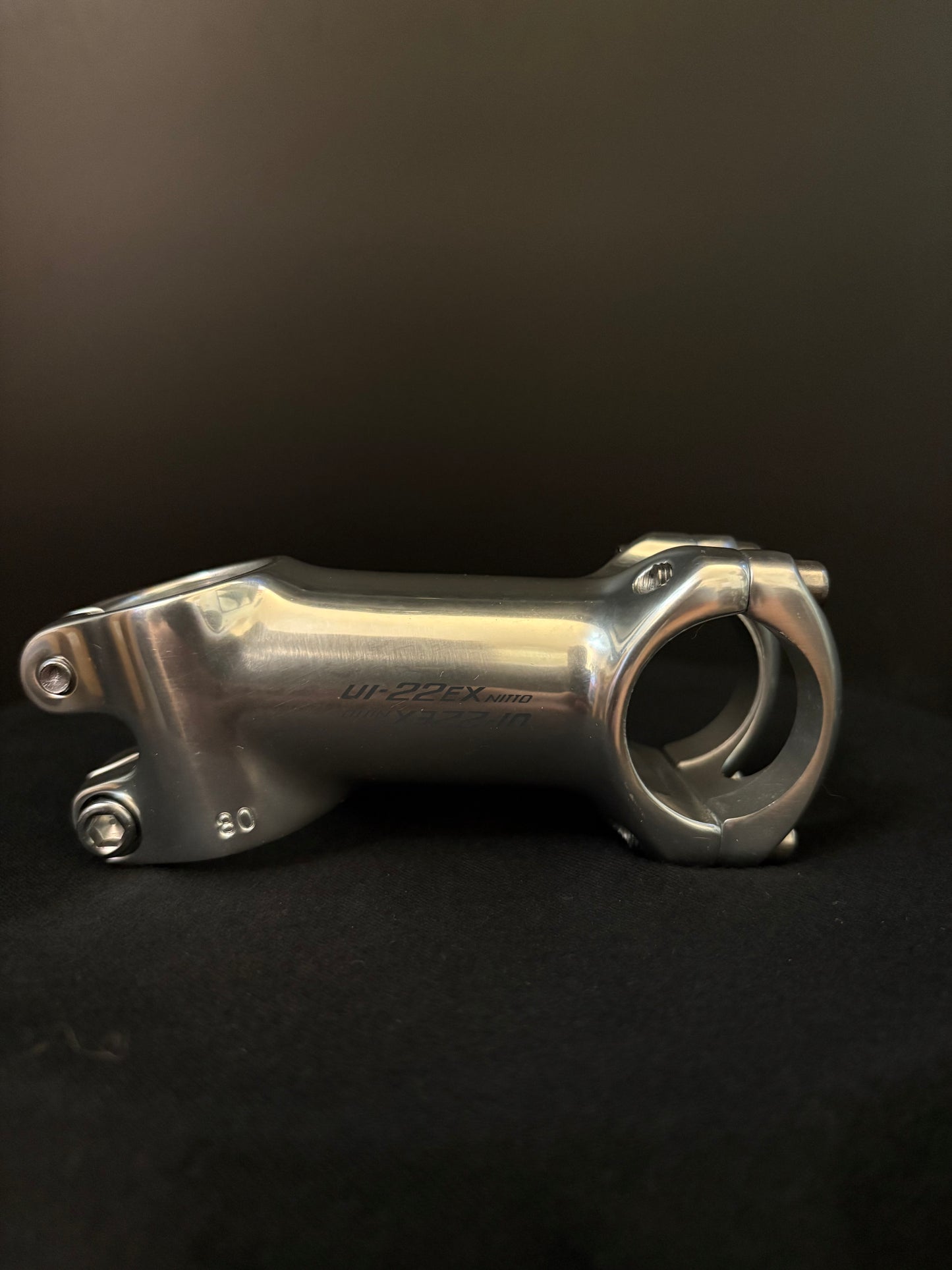 Nitto UI-22EX Stem Silver 80mm 31.8 17deg