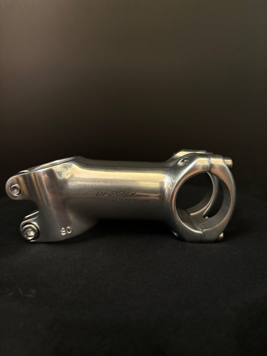 Nitto UI-22EX Stem Silver 80mm 31.8 17deg