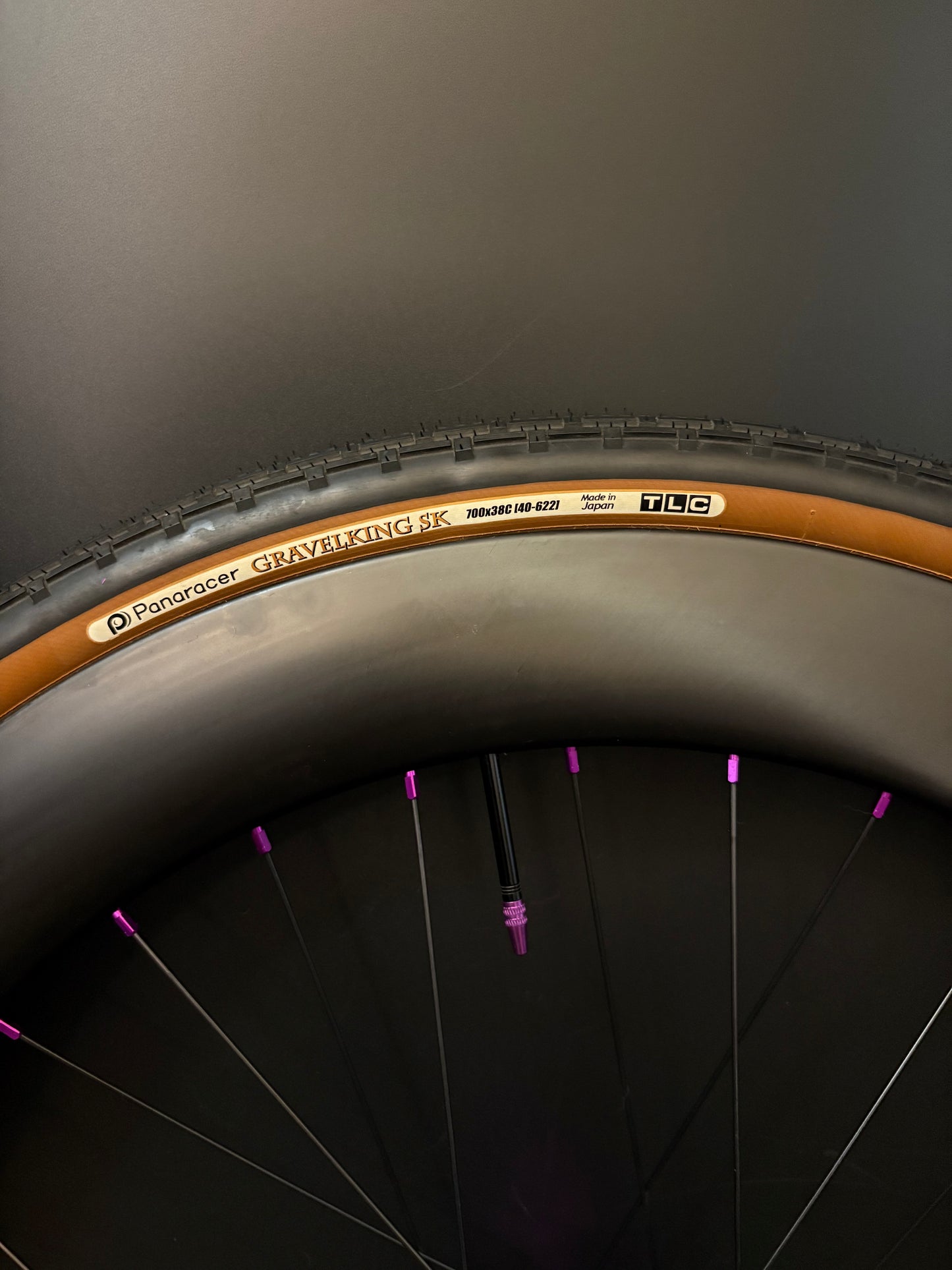 Light Bicycle 55/65mm Carbon / Phil Wood Pro HF Wheelset Purple 32h