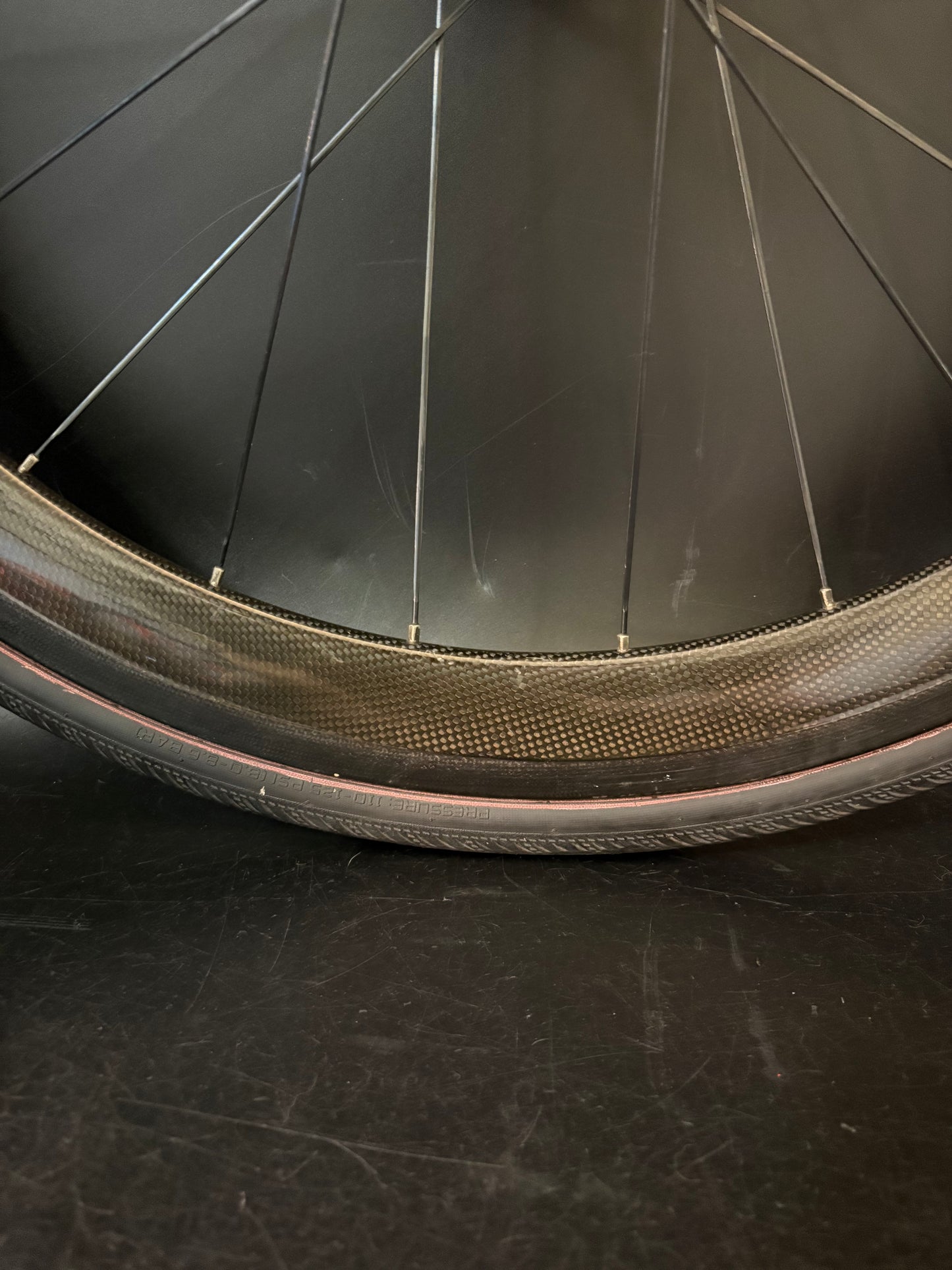 Unbranded 50mm Carbon Clincher / Paul Rear Wheel 24h