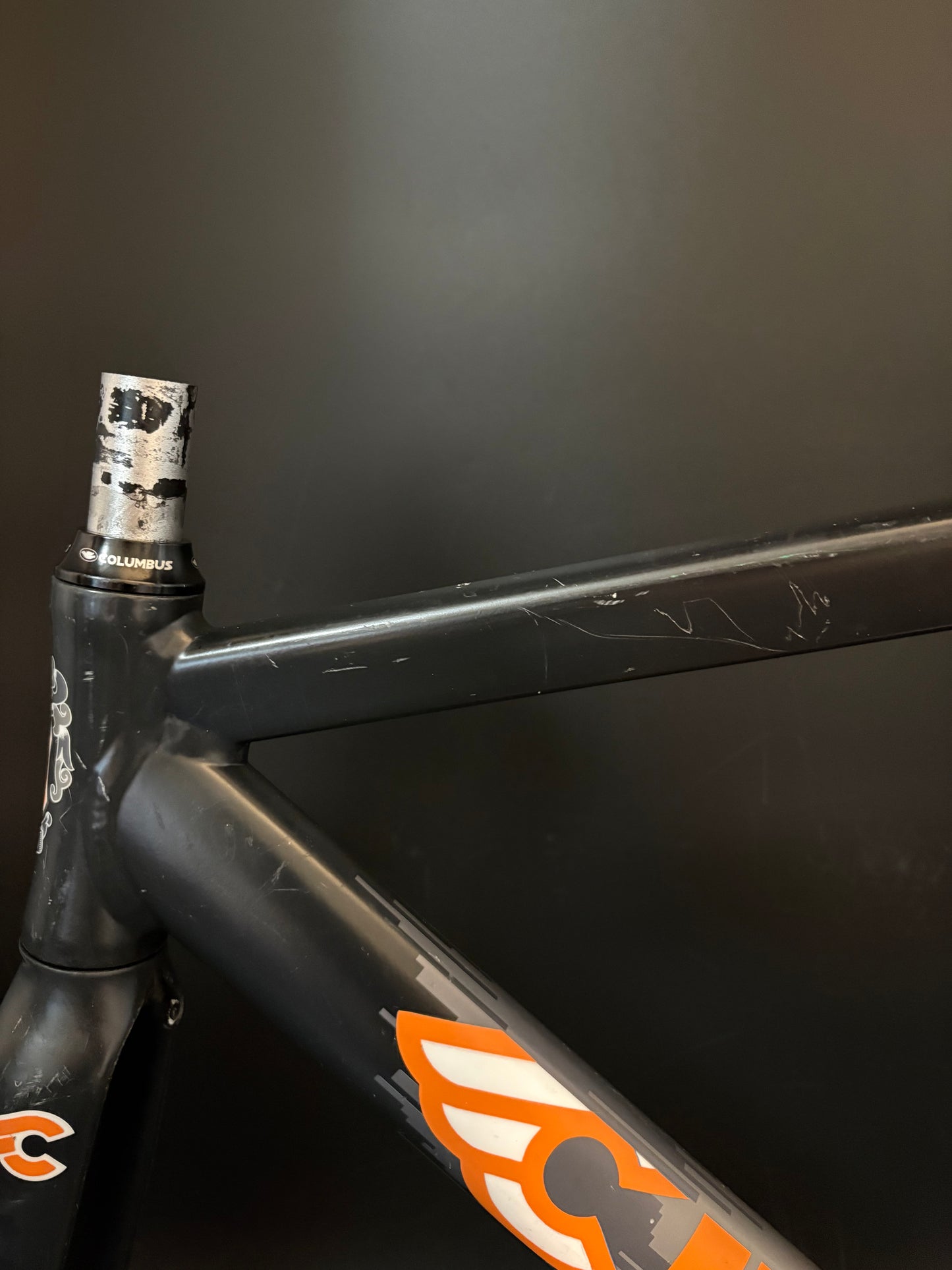Cinelli Mash Histogram Frameset Black/Orange 53cm Medium