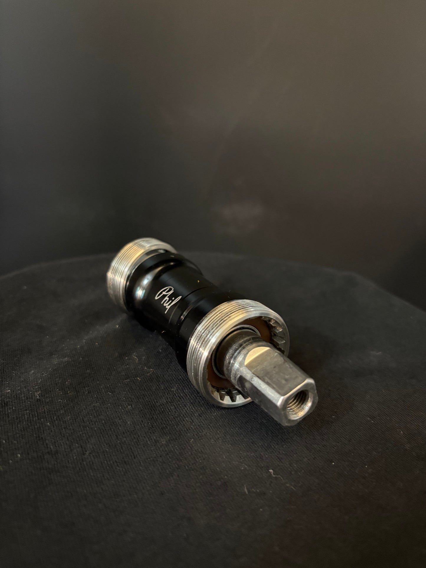 Phil Wood Square Taper Bottom Bracket Black 119mm JIS