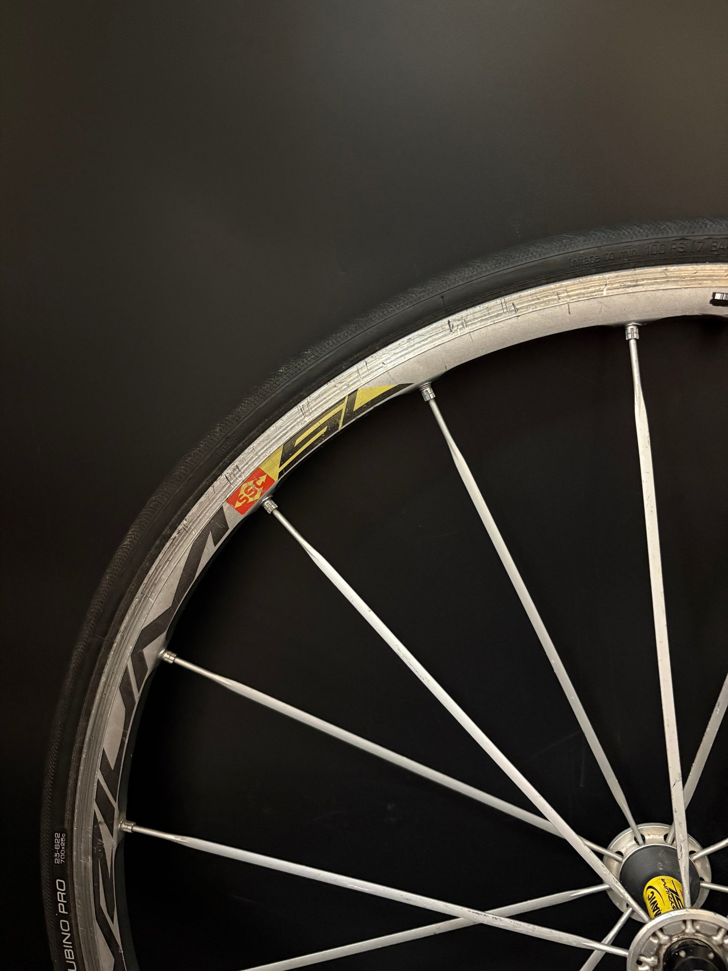 Mavic Kysrium Front Wheel Silver 18h