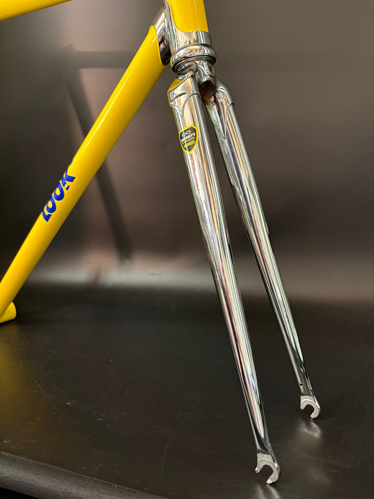Look AC 364 Frameset Heritage Yellow/Chrome Small