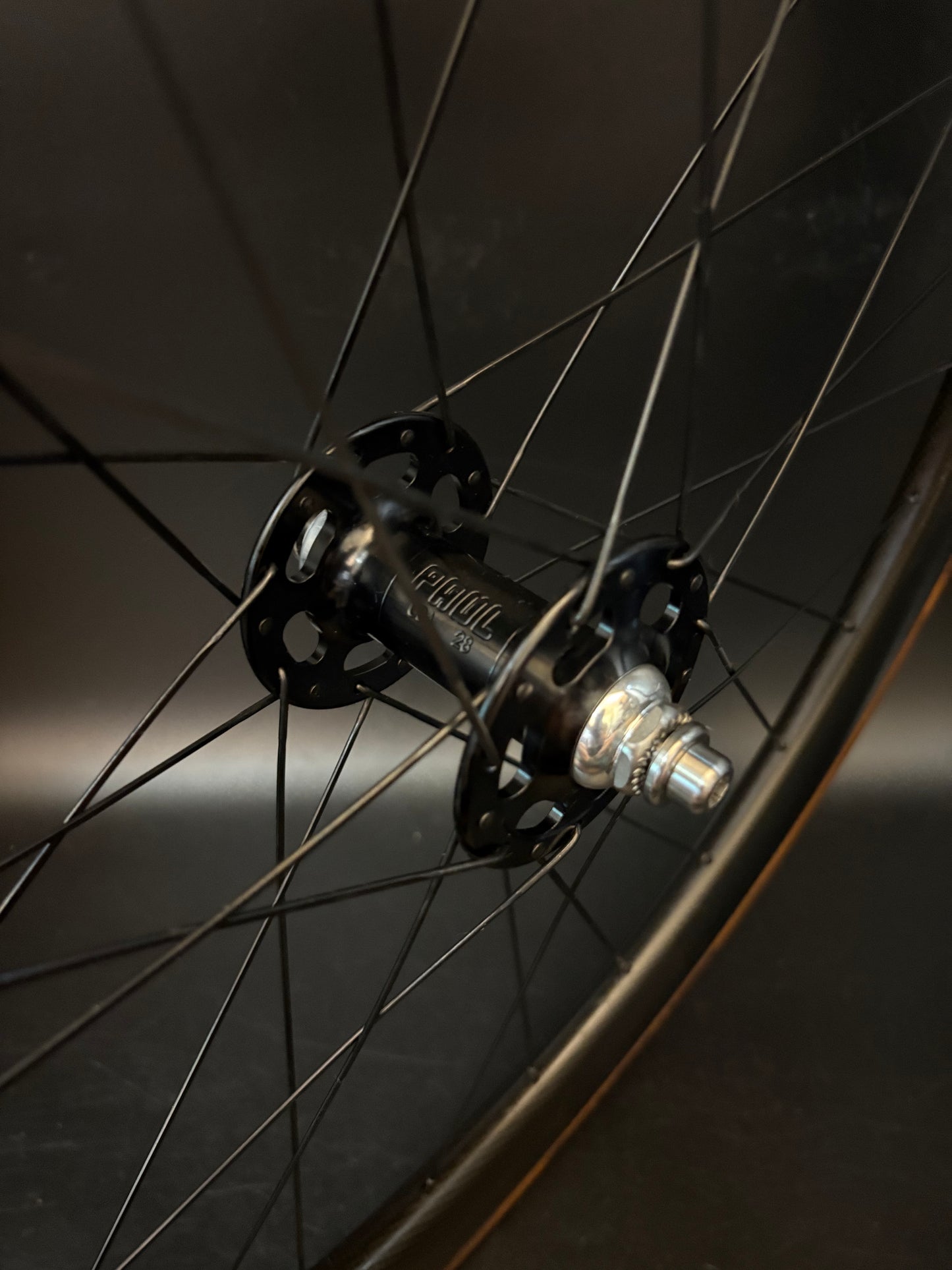 Unbranded Carbon 50mm / Paul Components HF Wheelset Black 28h