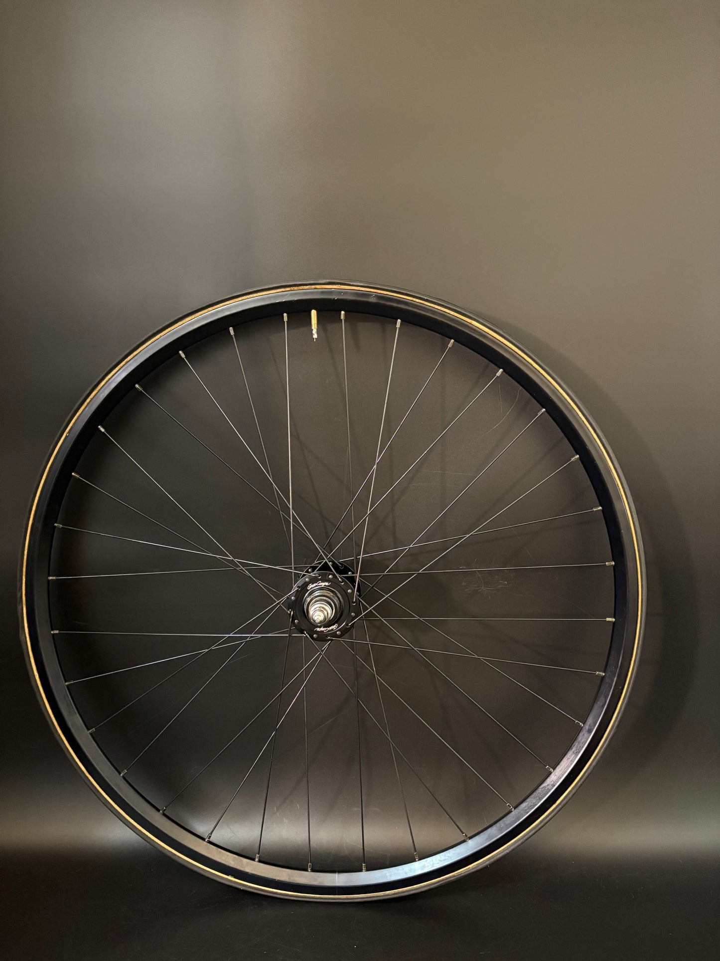 Unbranded Tubular Rims Black / Gran Compe HF Wheelset 32h