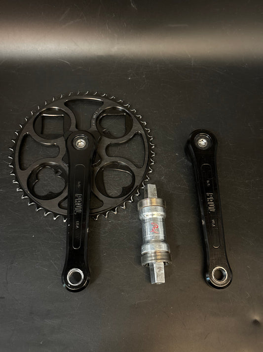 Paul Royal Flush Crankset Black 165mm 48t