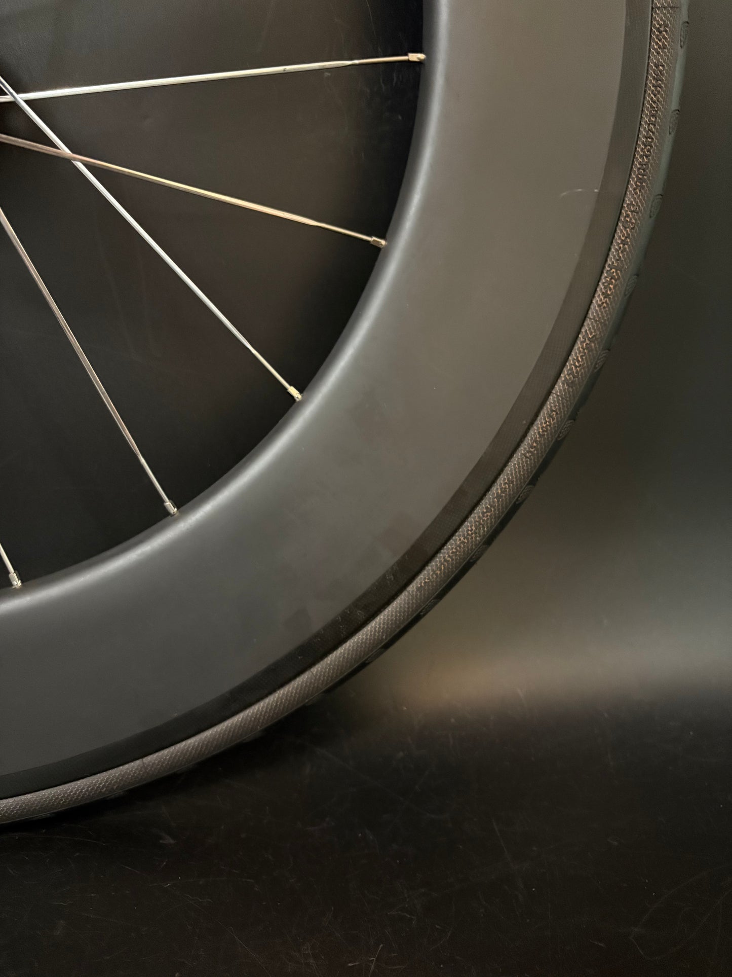 Unbranded Carbon 88mm / Phil Wood Pro Wheelset Black 20h