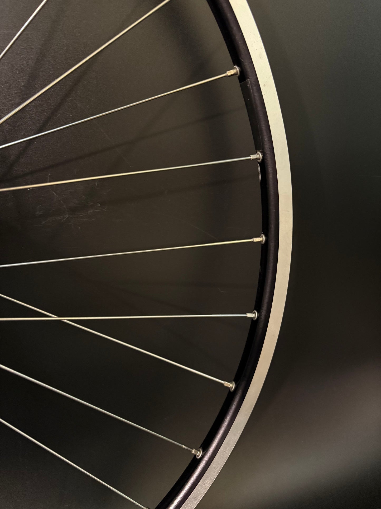 Mavic Open Pro Black Machined / Dura Ace 7710 Low Flange Wheelset 32h