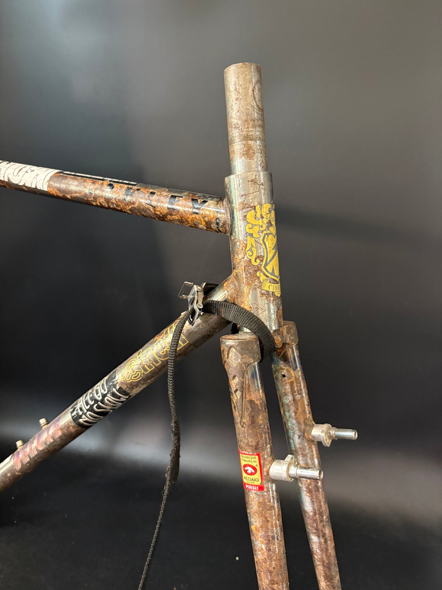 Chas’ Cinelli Mash Work Frameset Raw Prototype #2 55cm