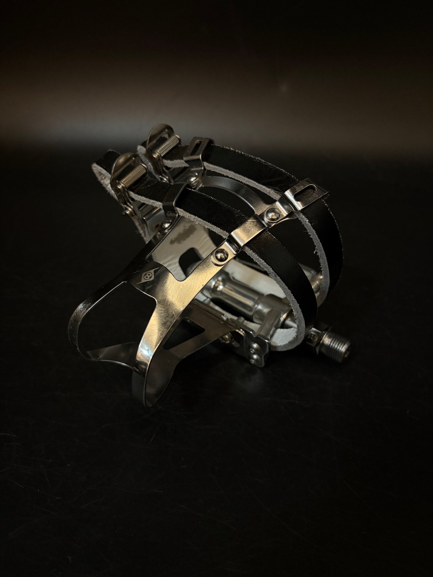 MKS Sylvan Next Silver / MKS Leather Double Straps Pedal Setup