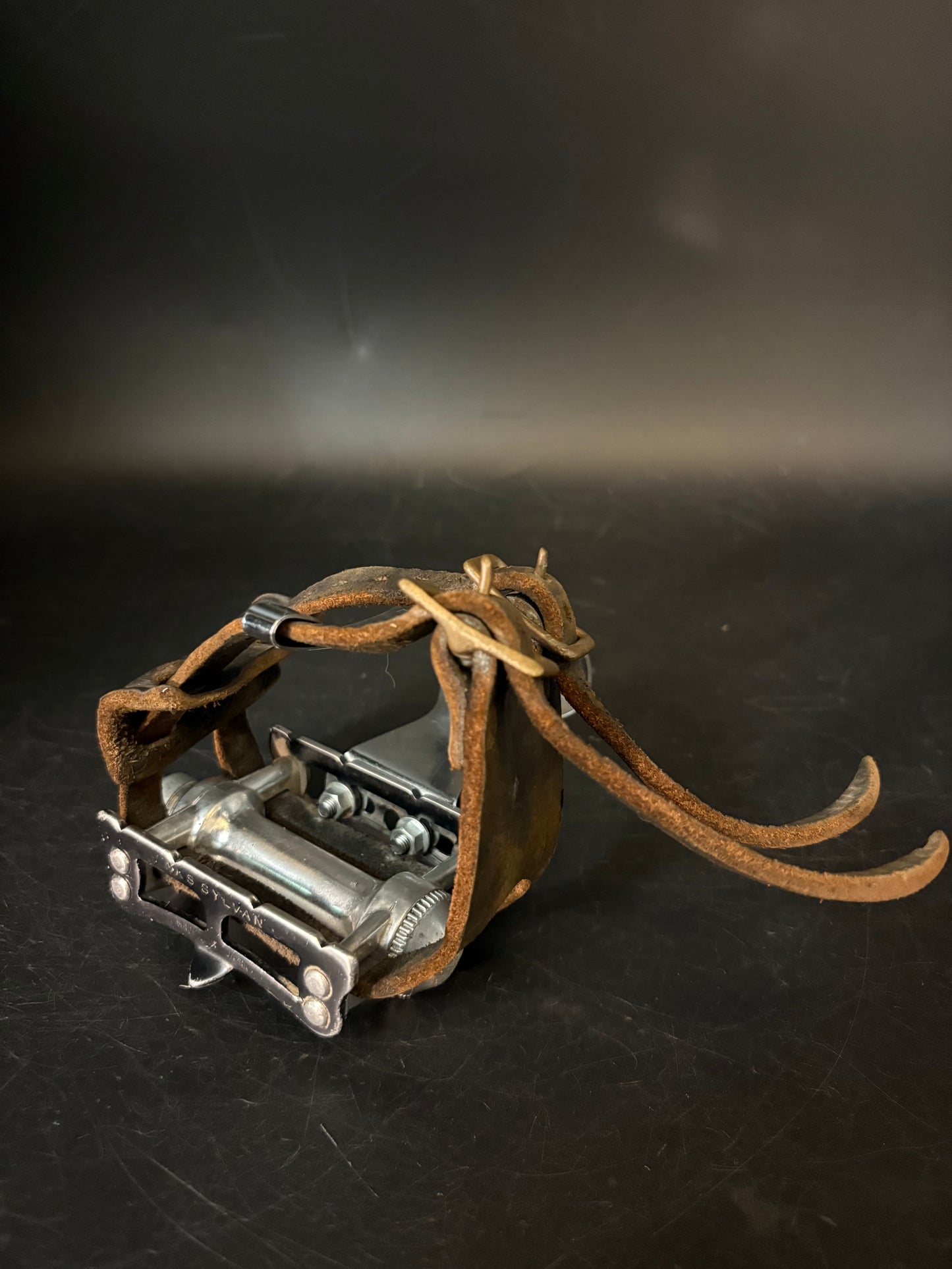 MKS Sylvan Black / Plemons Leather Double Straps Pedal Setup