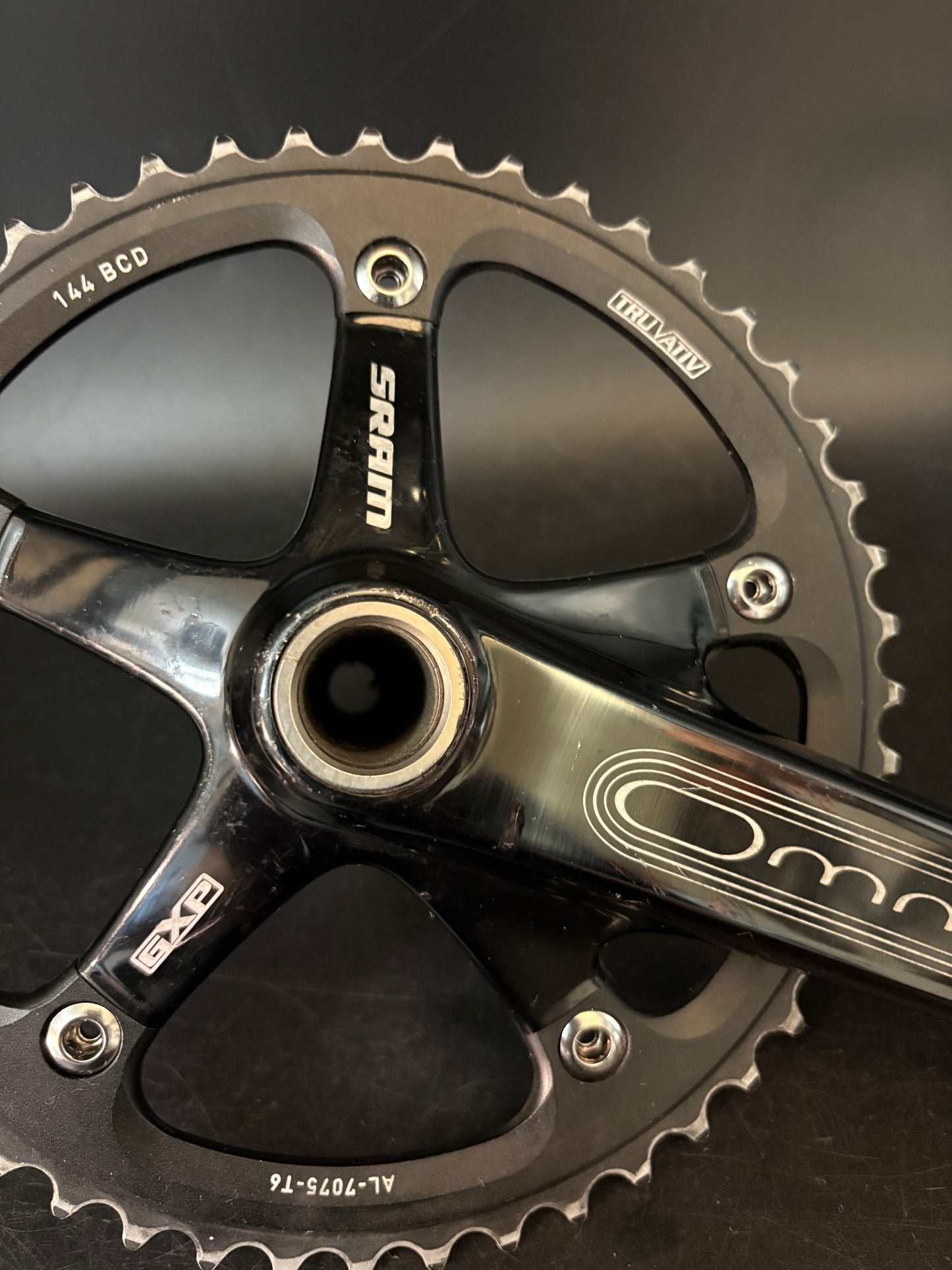 Sram Omnium Crankset Black 165mm 48t