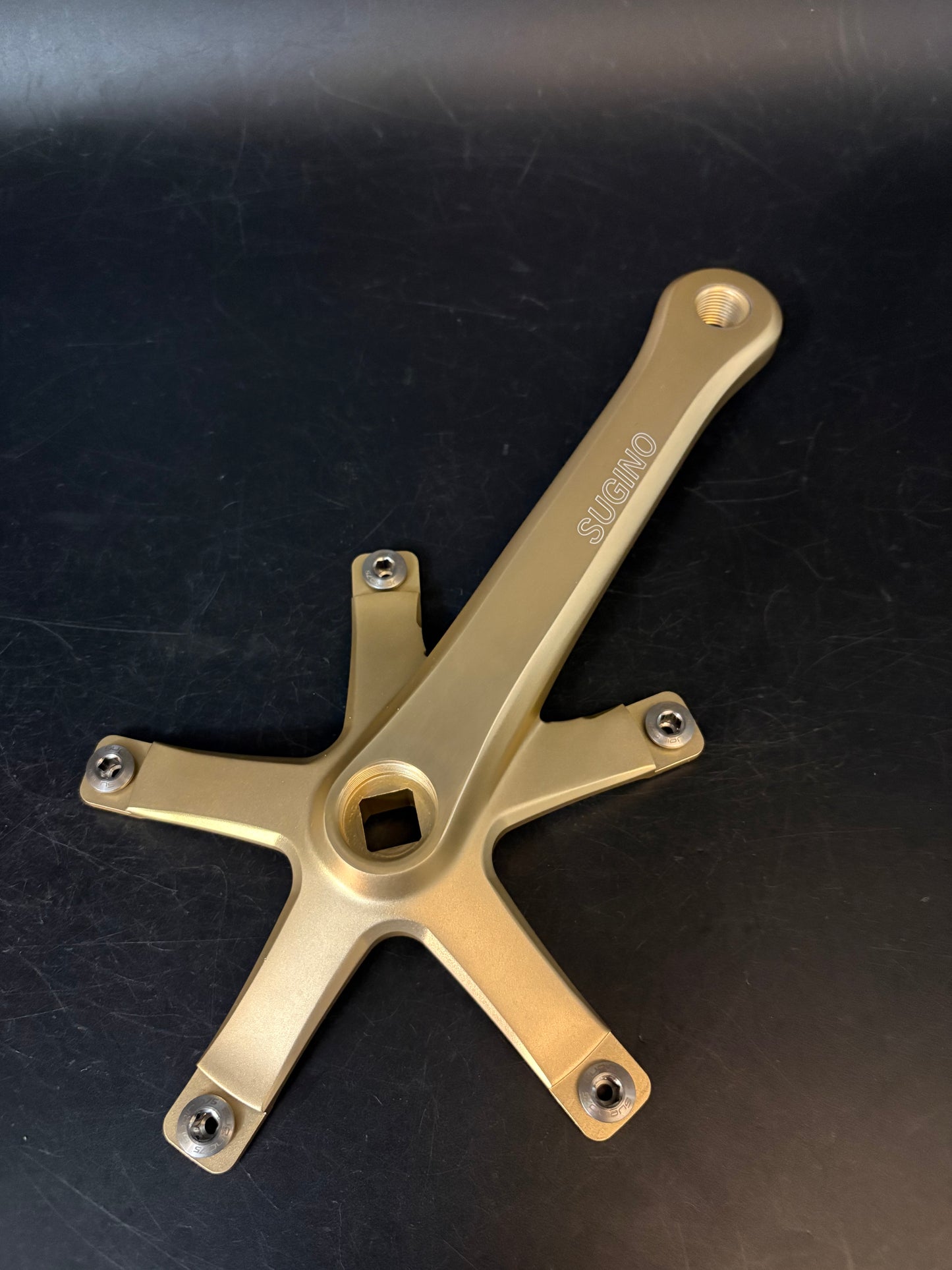 Sugino Grand Mighty Cranks Gold 165mm
