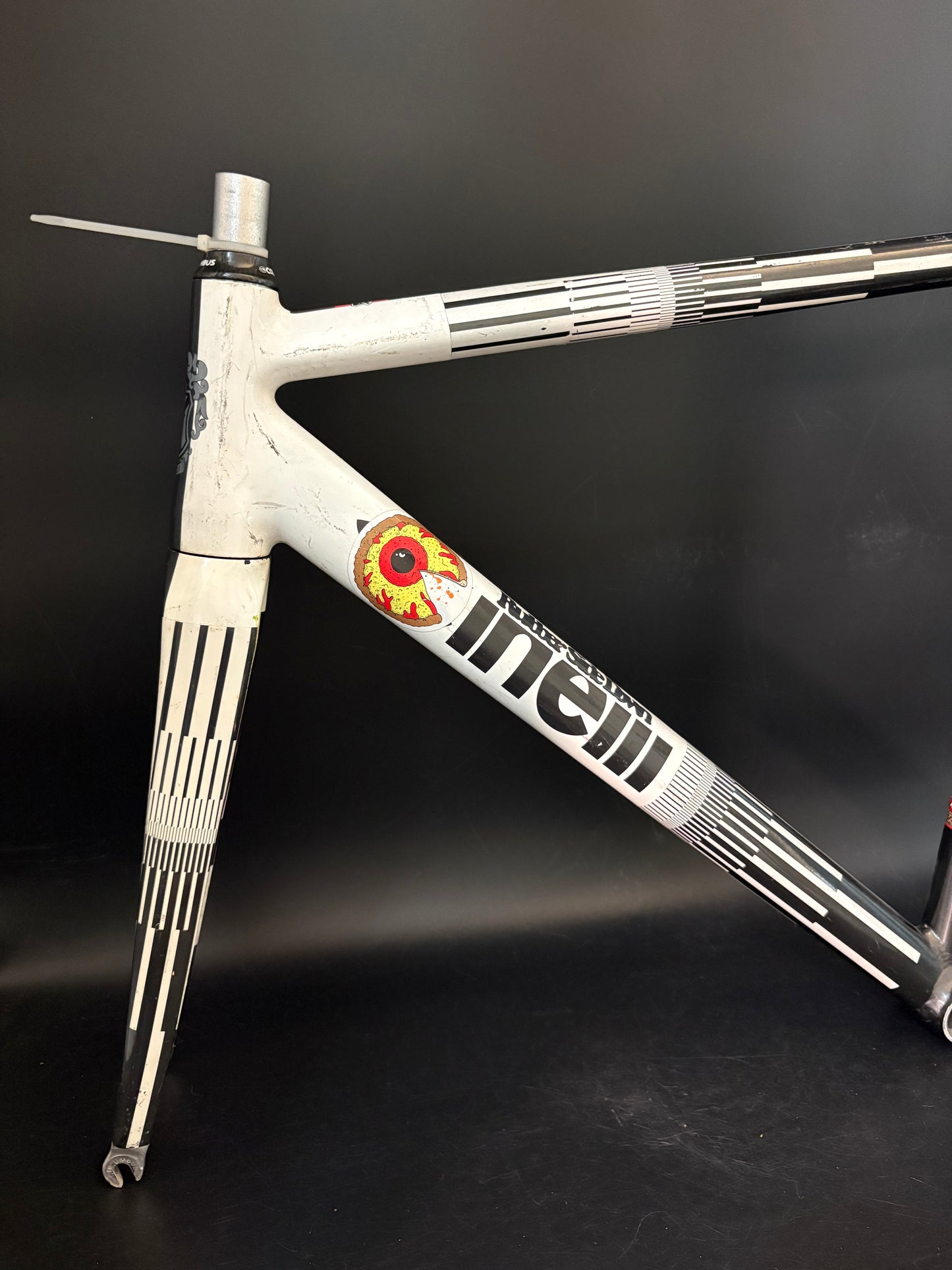 Chas’ Cinelli Mash Parallax Frameset White Prototype 55cm