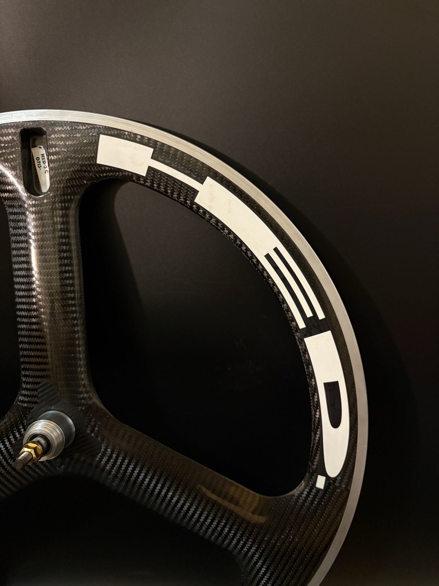 HED 3 Tri Spoke Carbon Clincher Track Rear Wheel