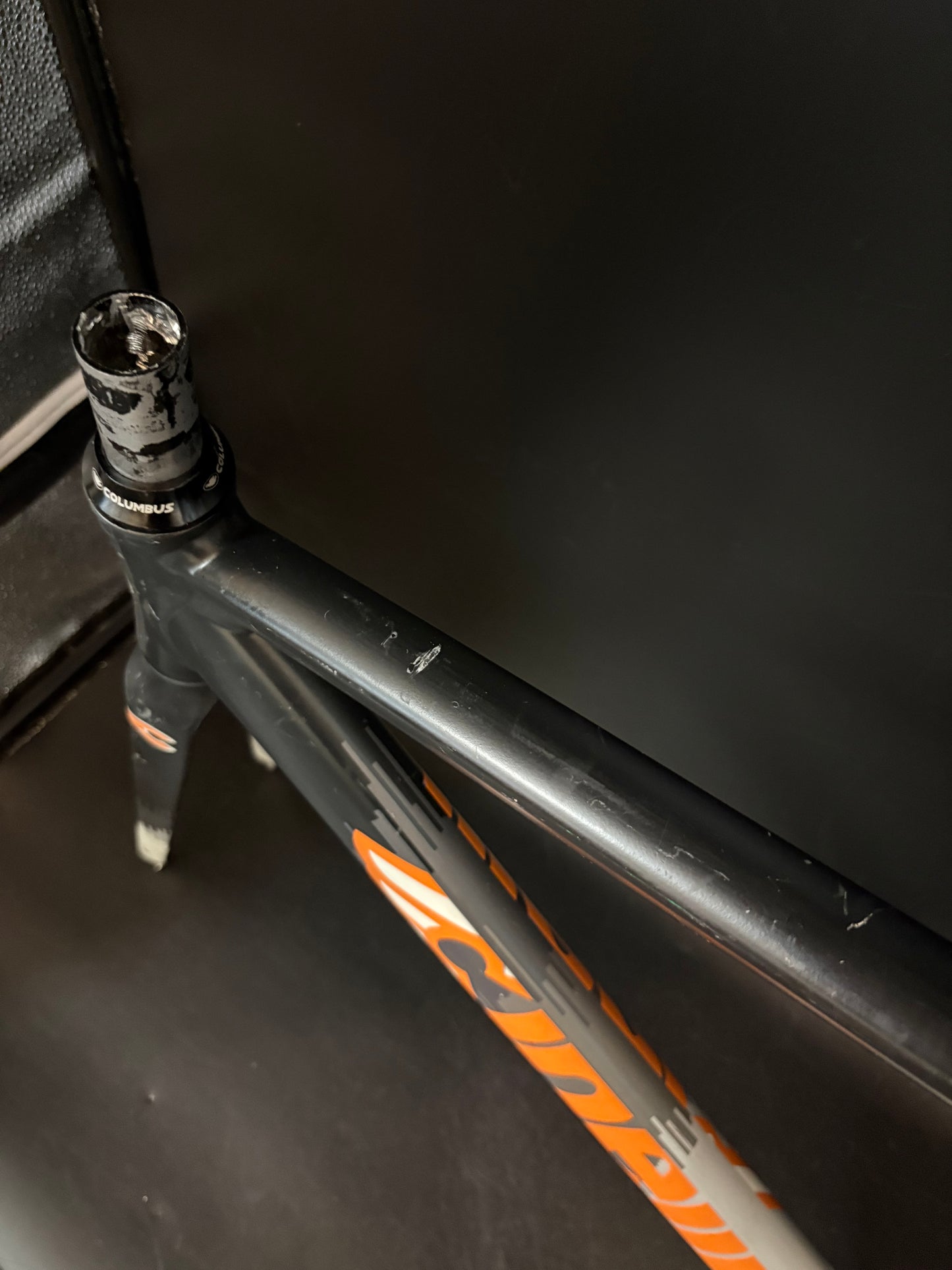 Cinelli Mash Histogram Frameset Black/Orange 53cm Medium