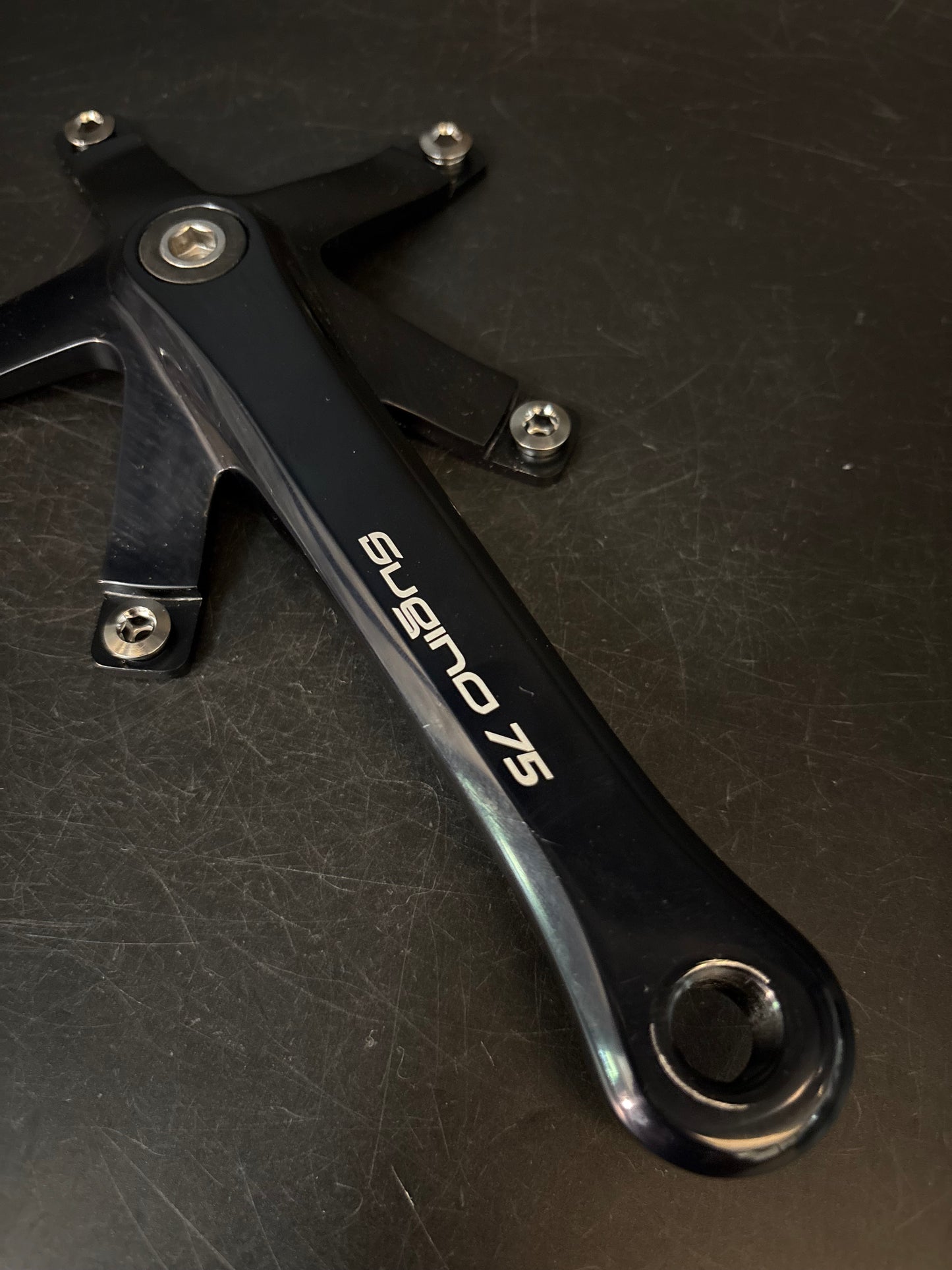 Sugino 75 Cranks Black 165mm