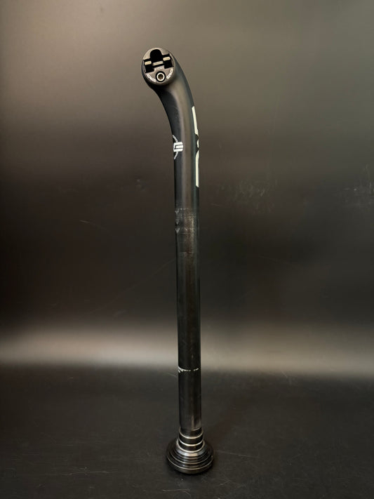 Enve White Logo Setback Seatpost Carbon 27.2 400mm
