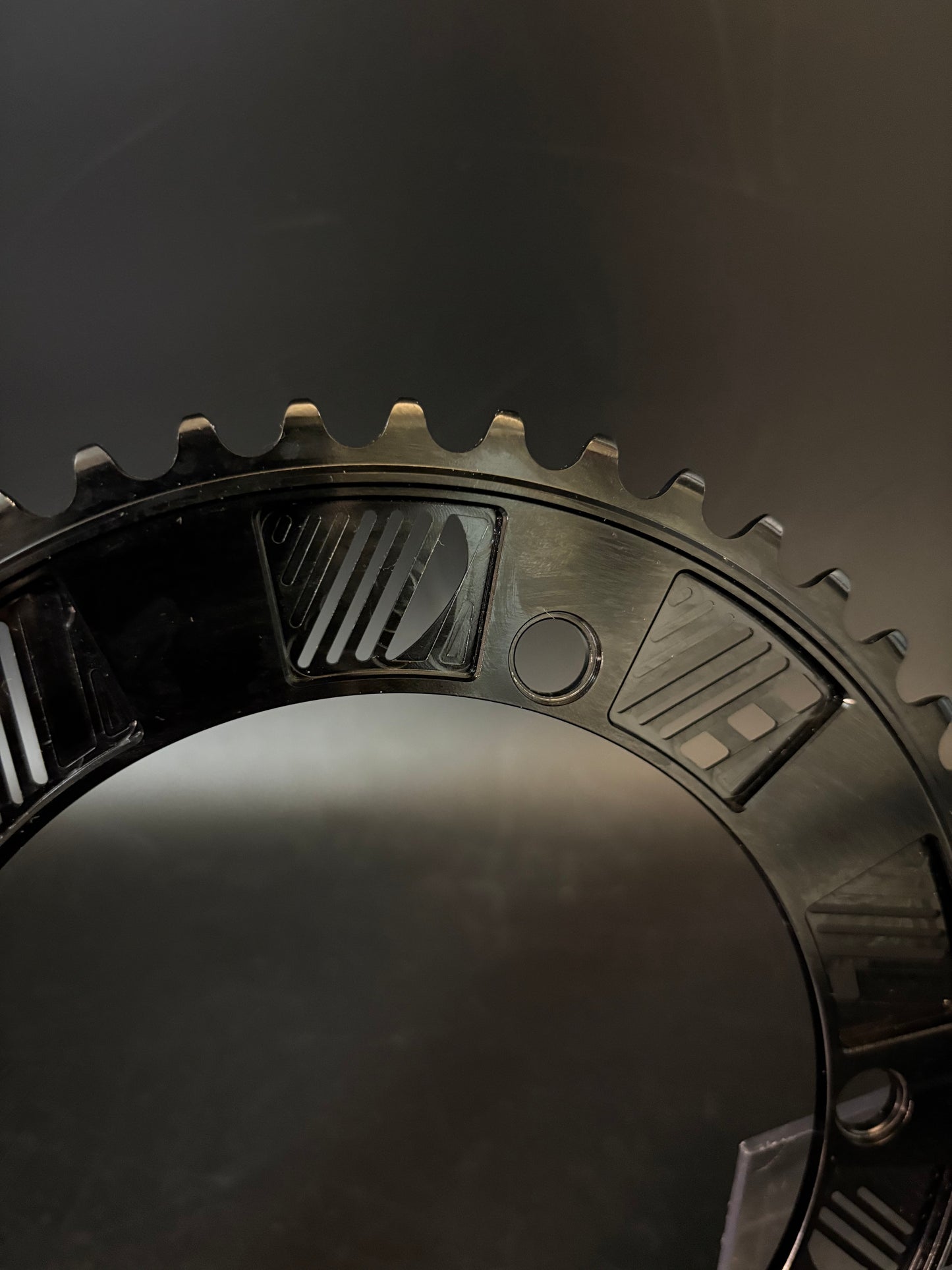 NEW Bespoke x Deluxe Chainring Black 49t