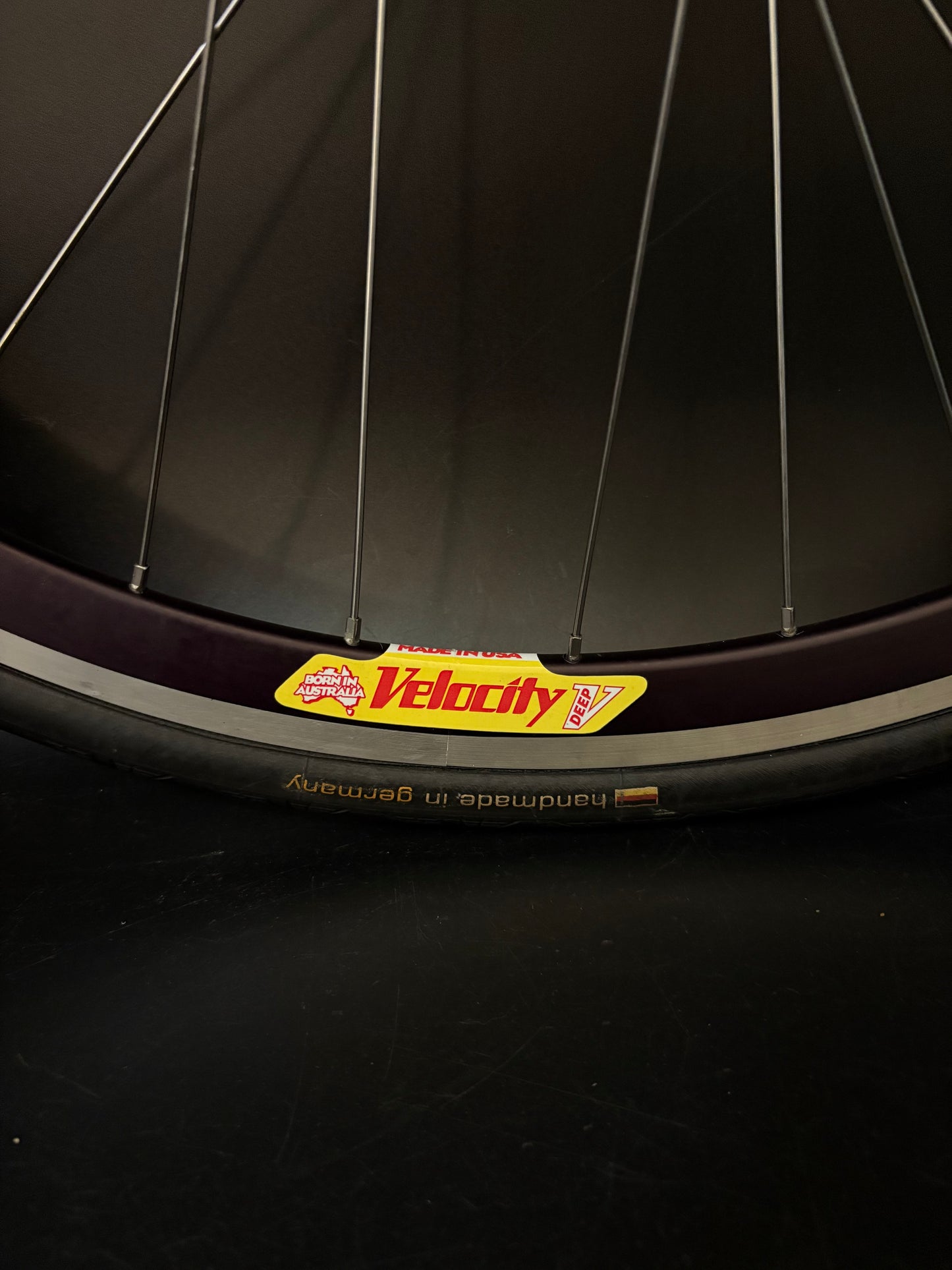 Velocity Deep V Black Machined / All City Wheelset 32h