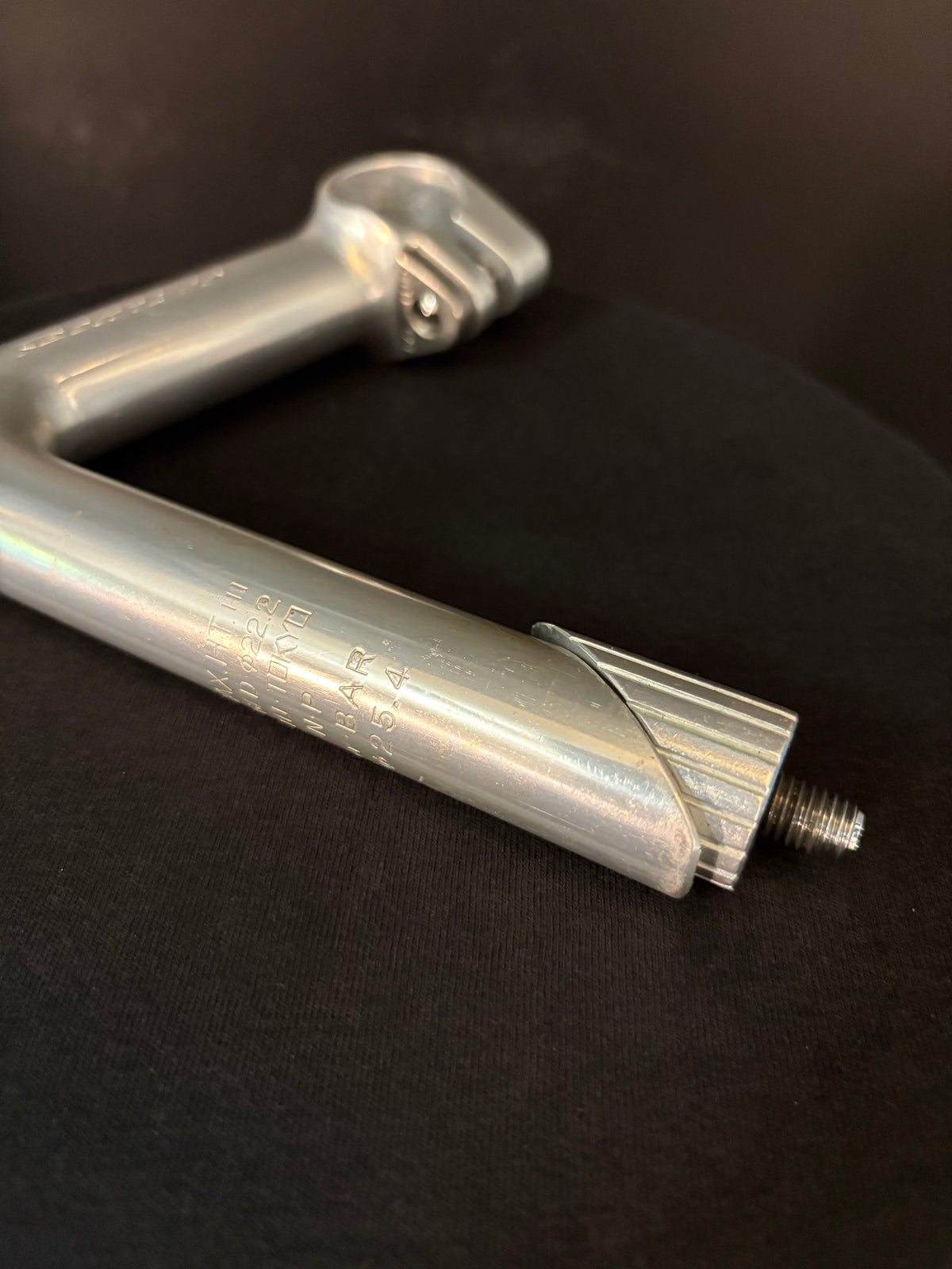Nitto Pearl 10 1” Threaded Quill Stem Silver 100mm 25.4
