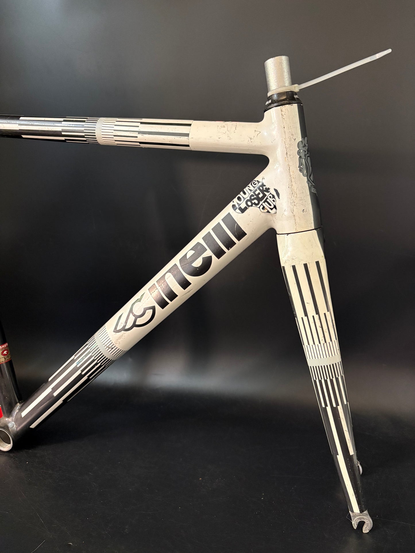 Chas’ Cinelli Mash Parallax Frameset White Prototype 55cm