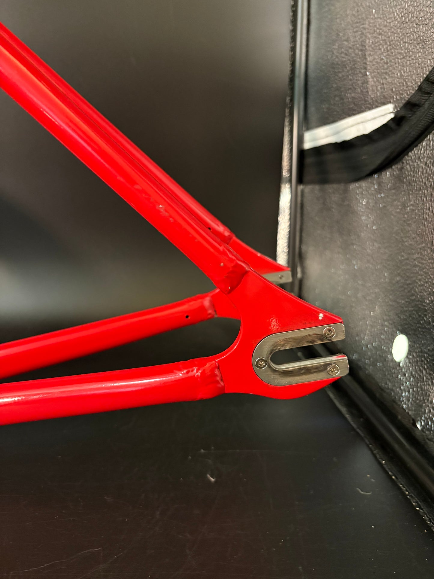 Fabricbike Aero Frameset Red 54cm w/ Stem + Drops