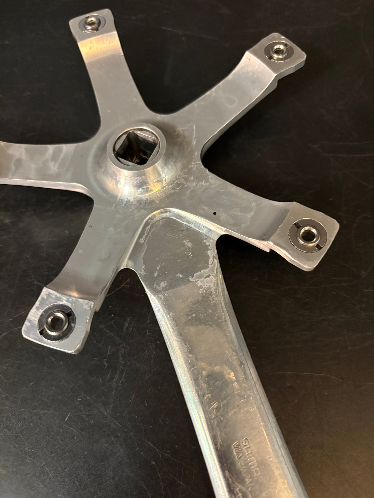 Dura Ace 7600 Cranks Silver 165mm