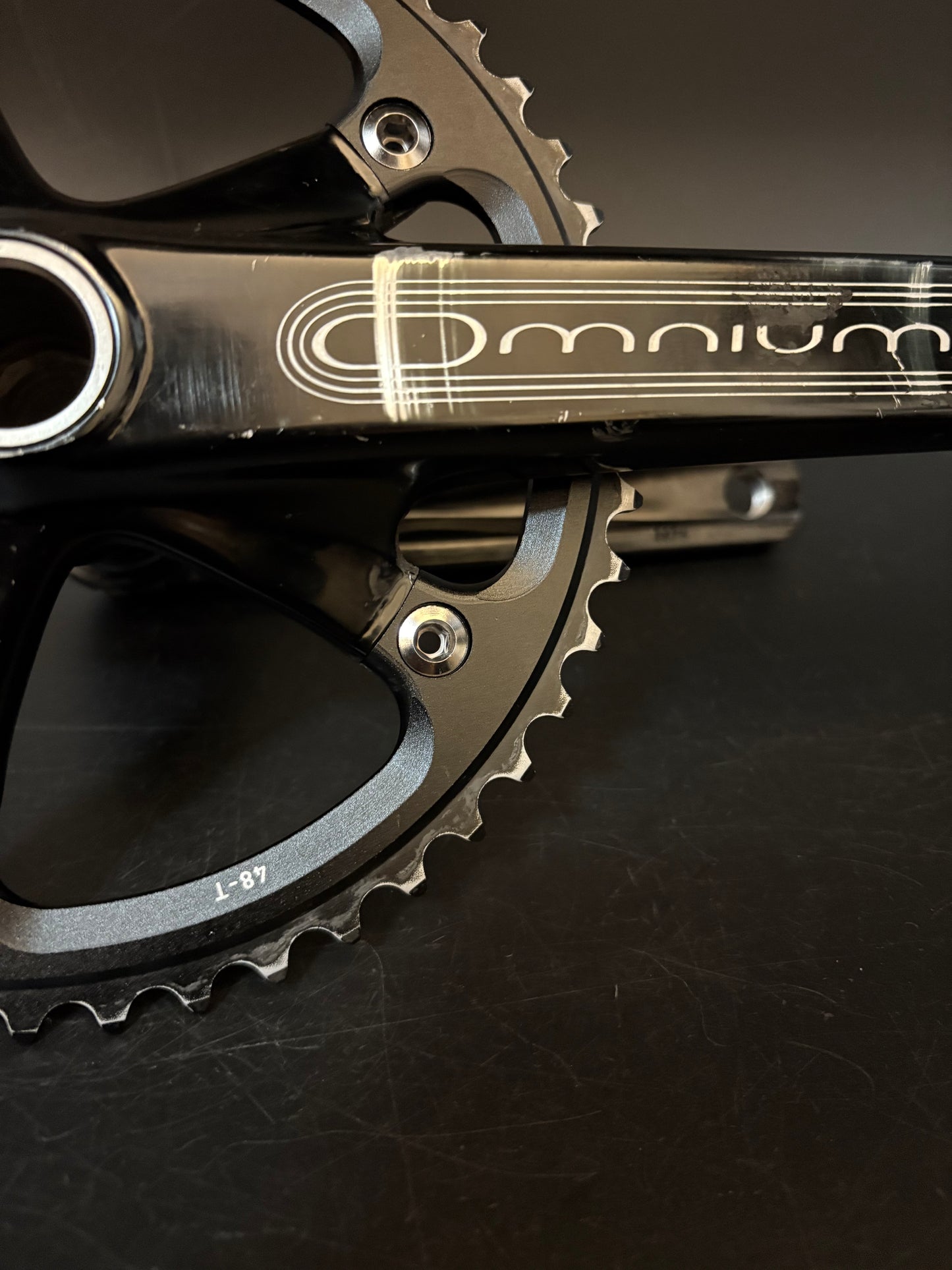 Sram Omnium Crankset Black 167.5 48t