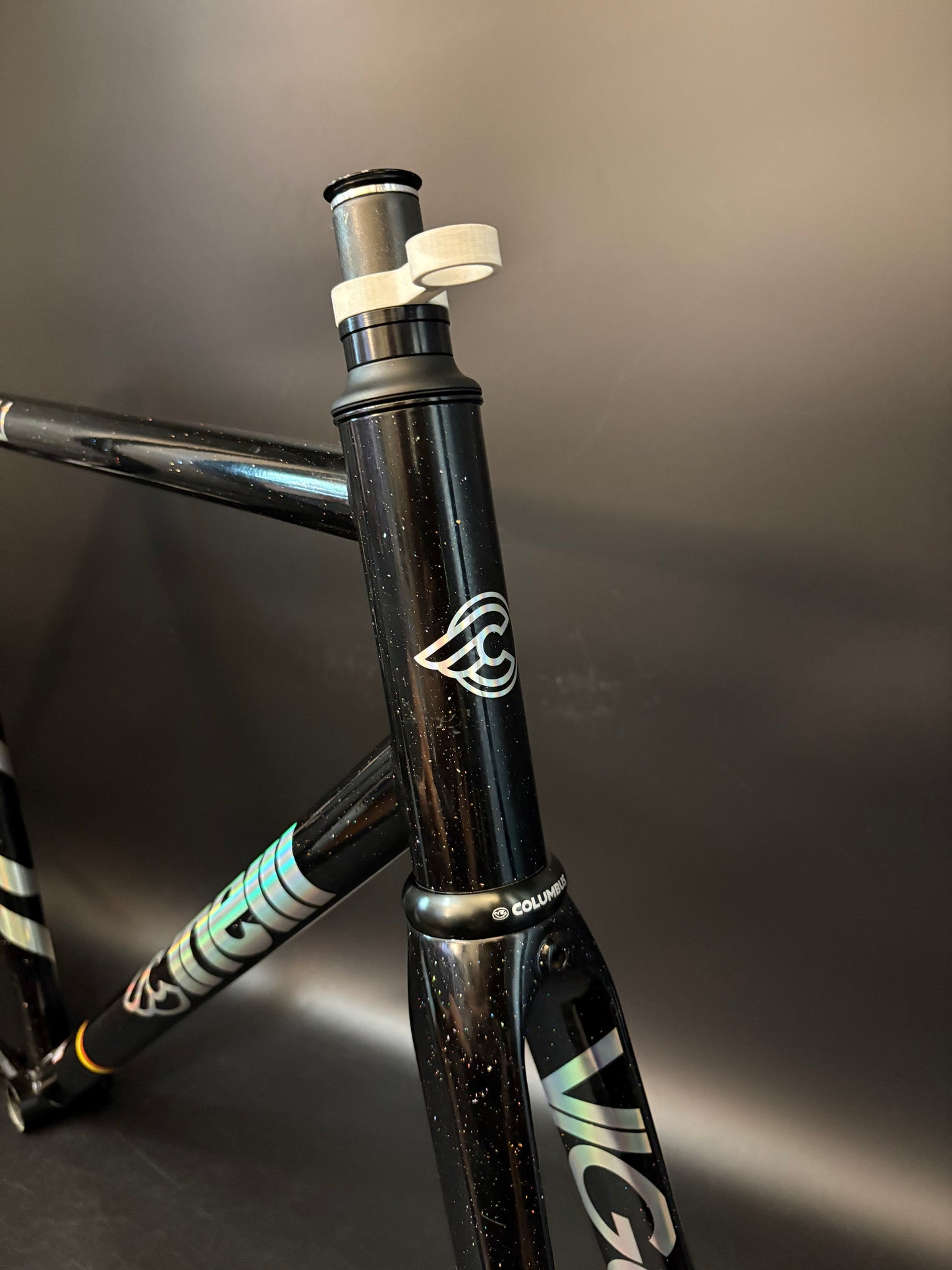 Cinelli Vigorelli Steel Frameset Black Sparkle L