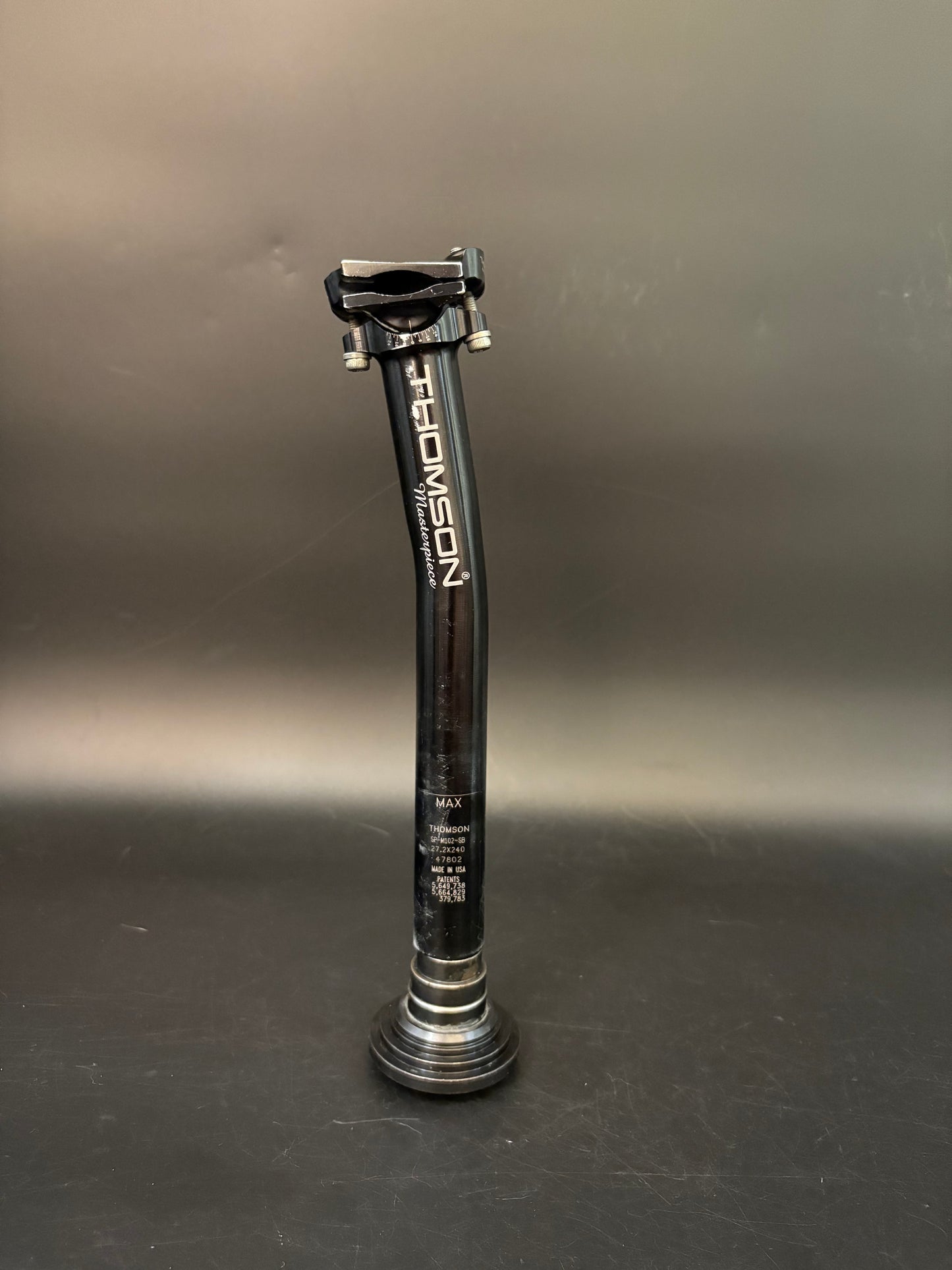 Thomson Masterpiece Setback Seatpost Black 27.2 240mm