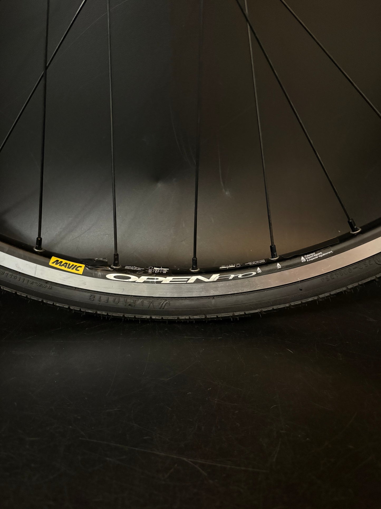 Mavic Open Pro / Phil Wood HF Wheelset Black 32h