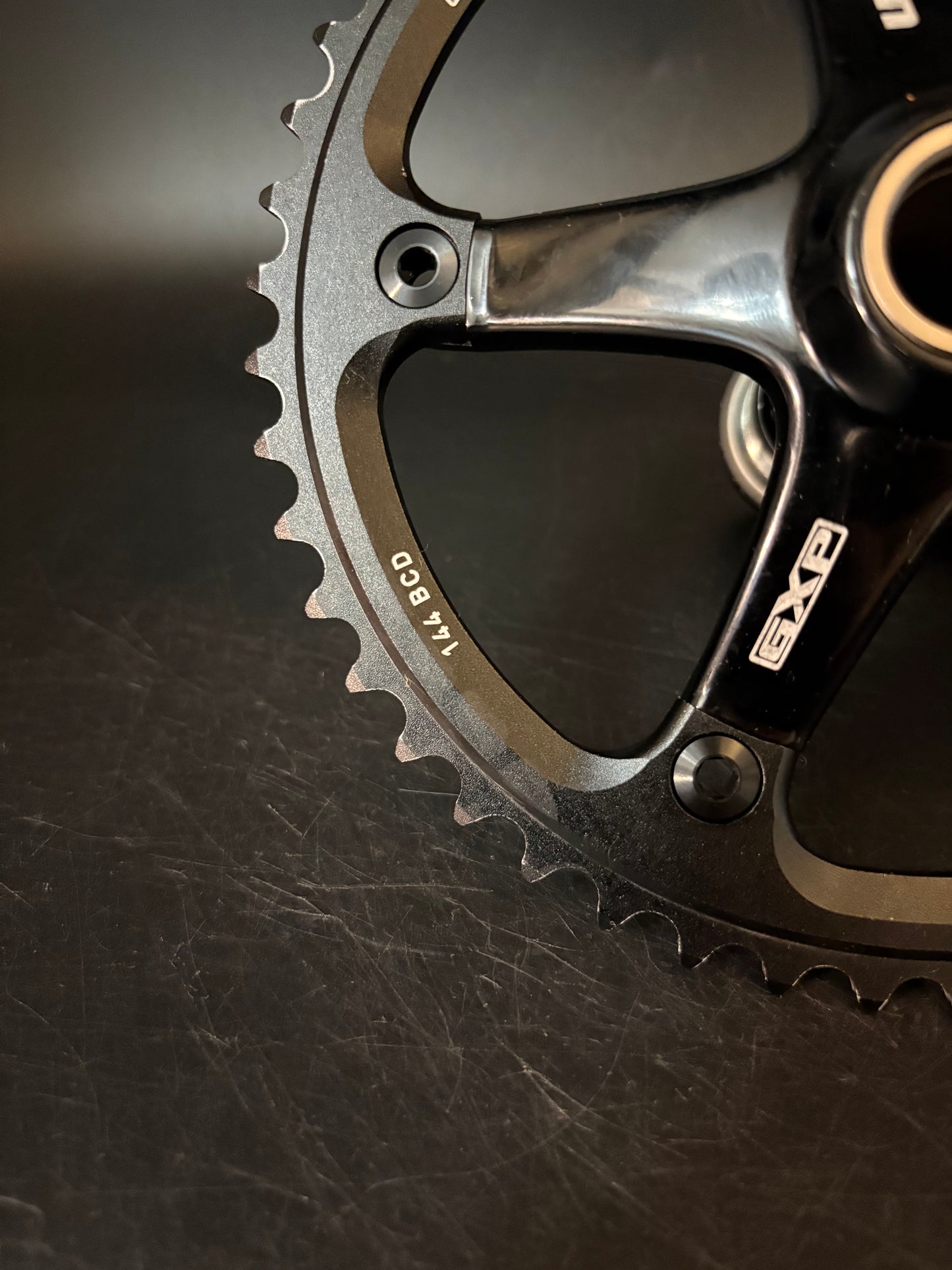 Sram Omnium Crankset Black 165mm 48t