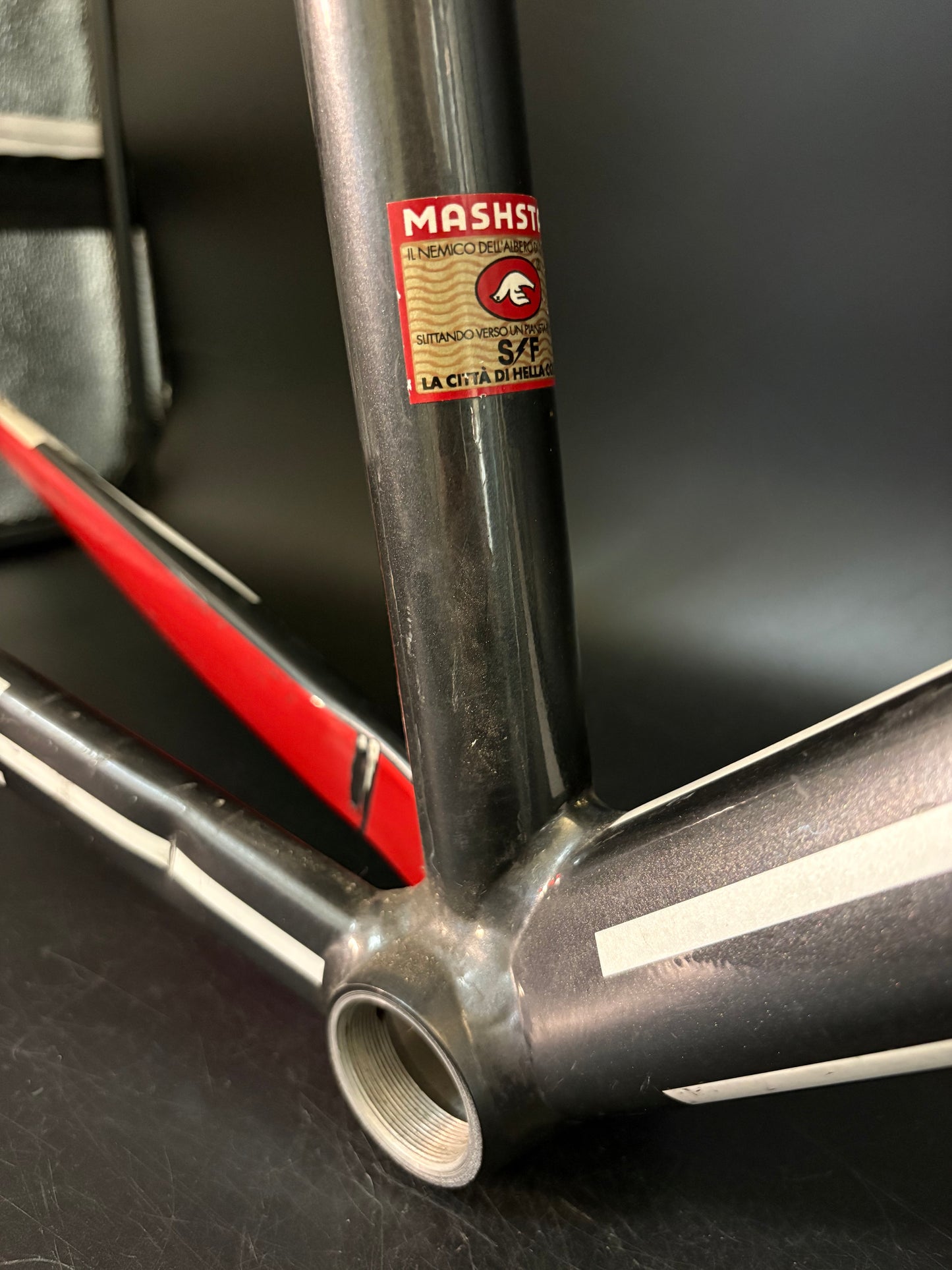 Chas’ Cinelli Mash Parallax Frameset White Prototype 55cm