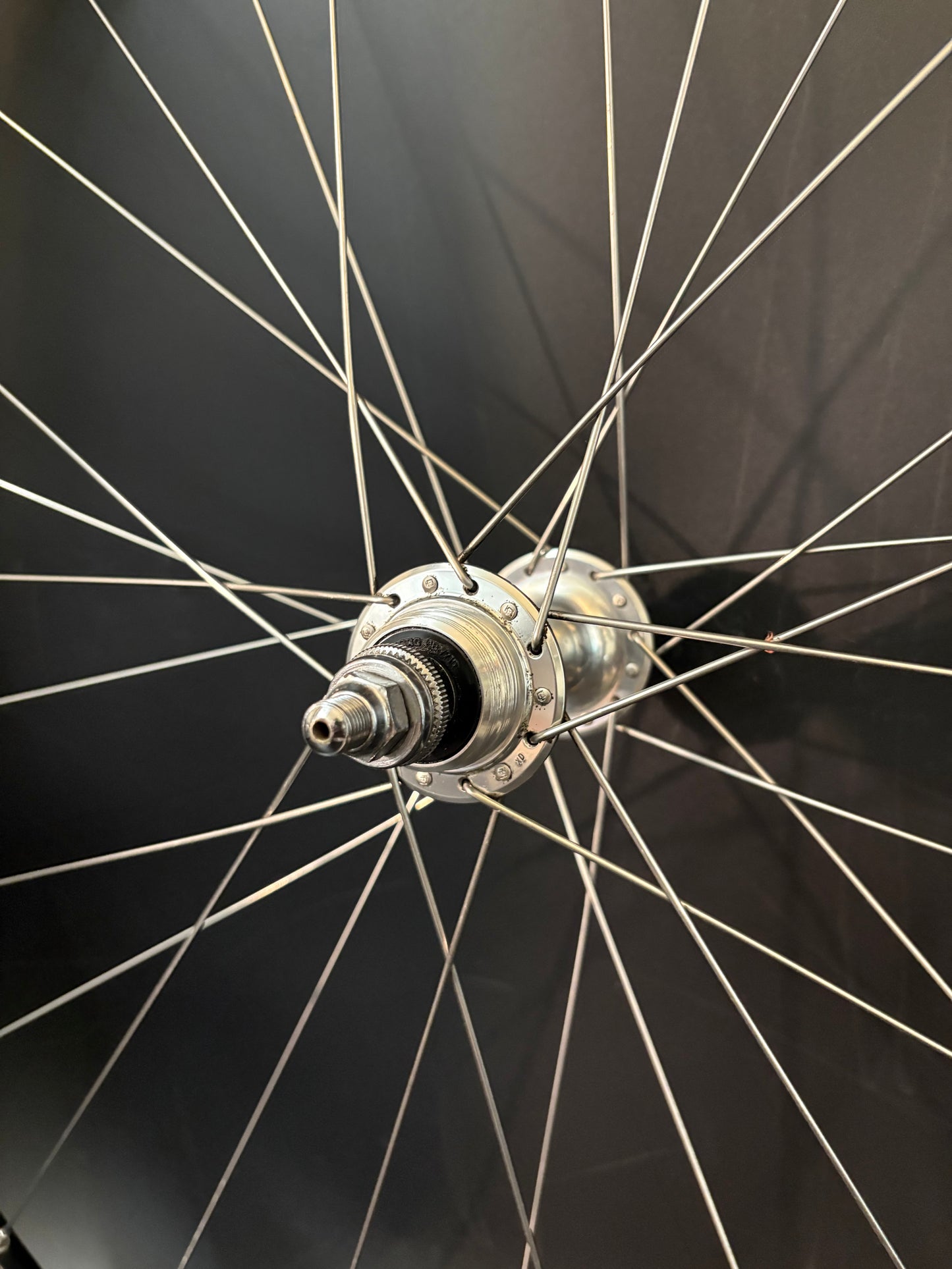 Mavic Open Pro Black / Dura Ace 7710 Wheelset 28h
