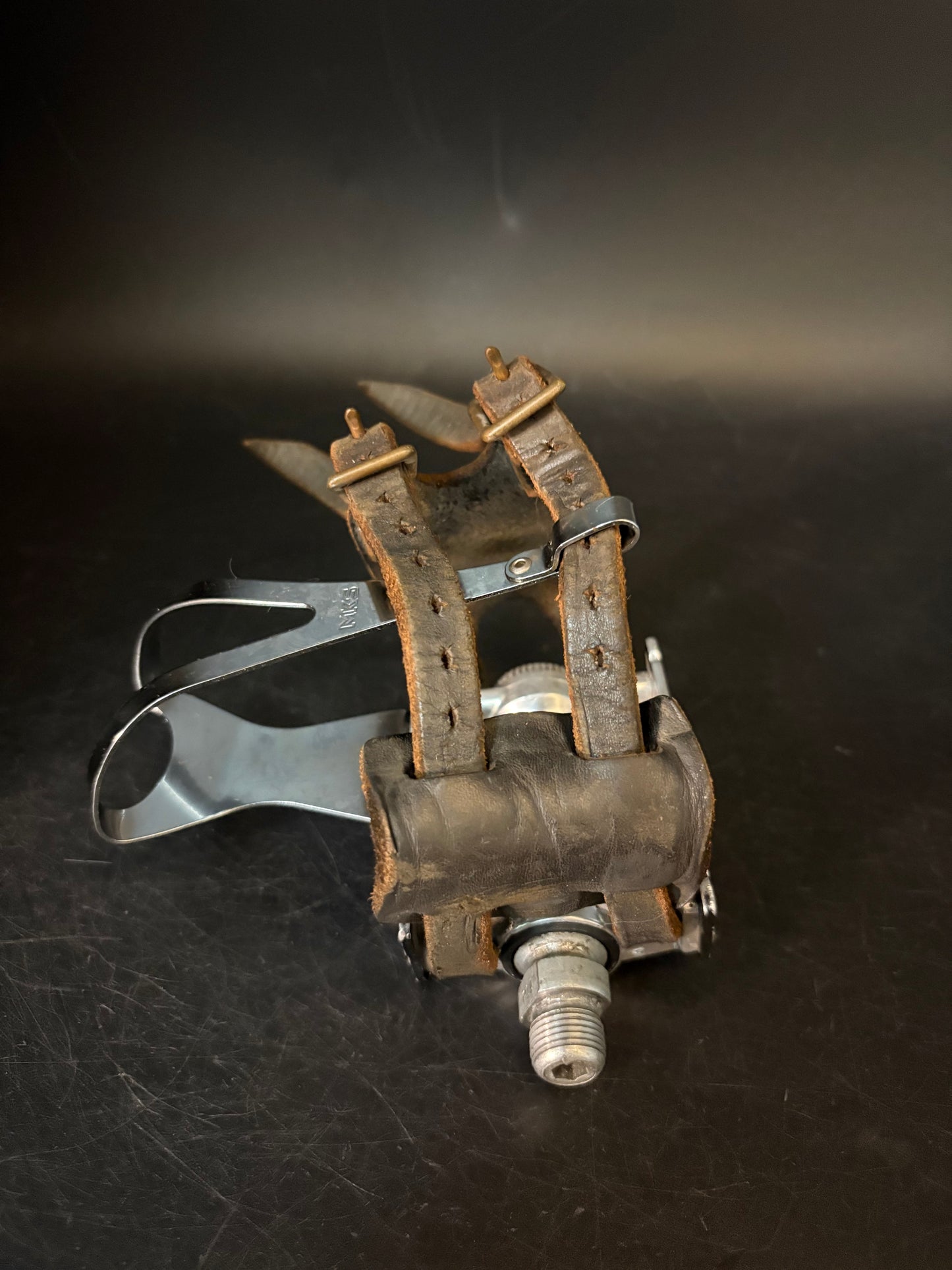 MKS Sylvan Black / Plemons Leather Double Straps Pedal Setup