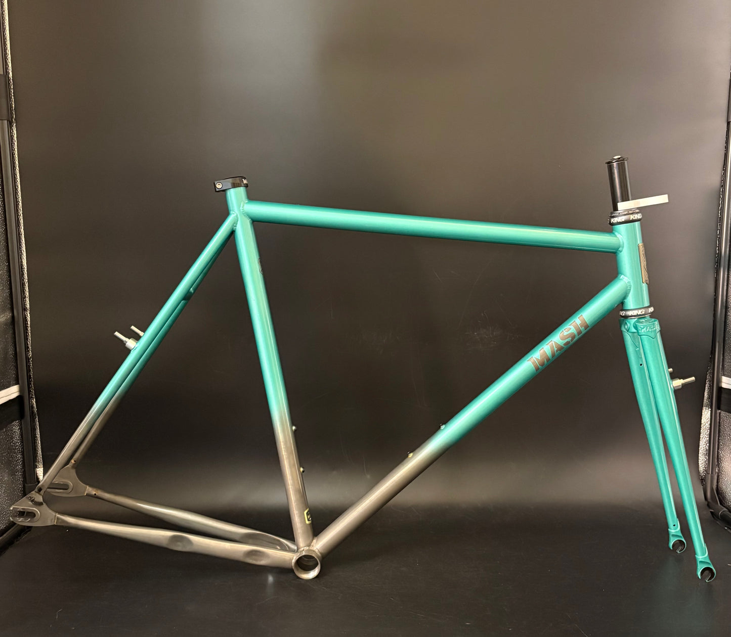 Mash Steel Frameset Teal/Raw 55cm Medium