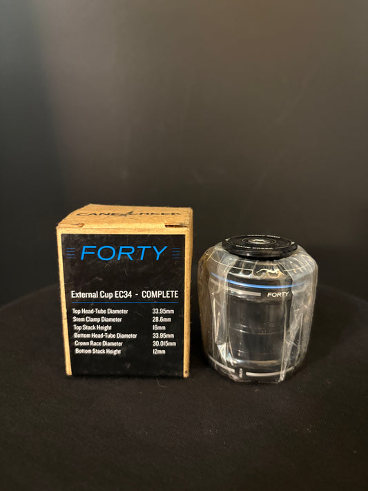 NEW Cane Creek Forty Headset Black 1 1/8” Threadless