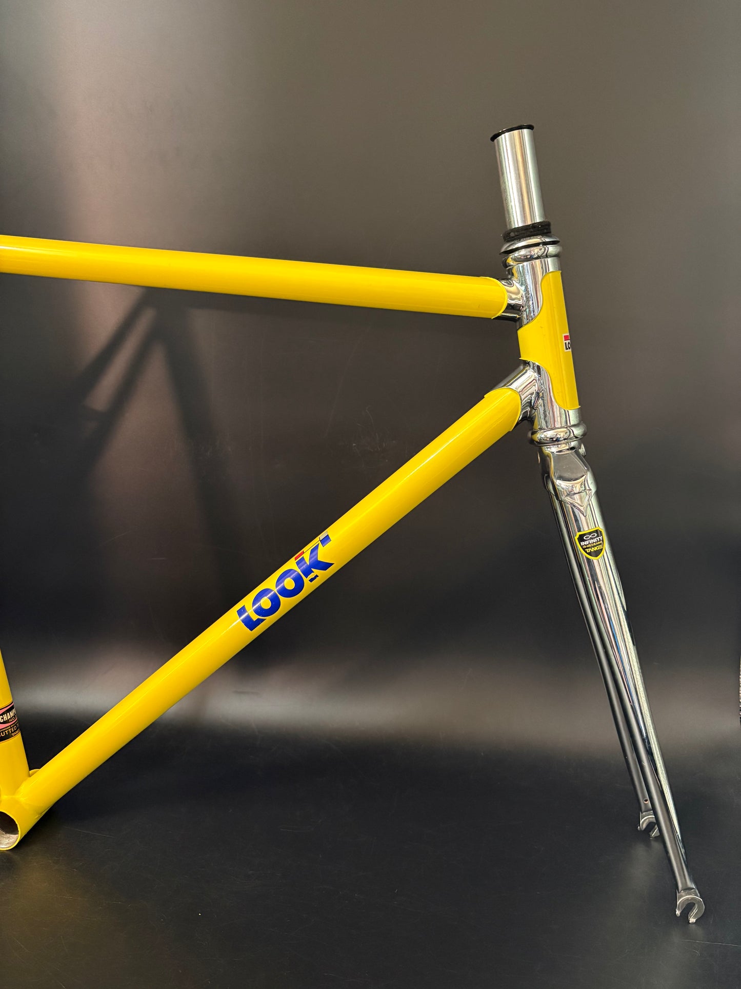 Look AC 364 Frameset Heritage Yellow/Chrome Small