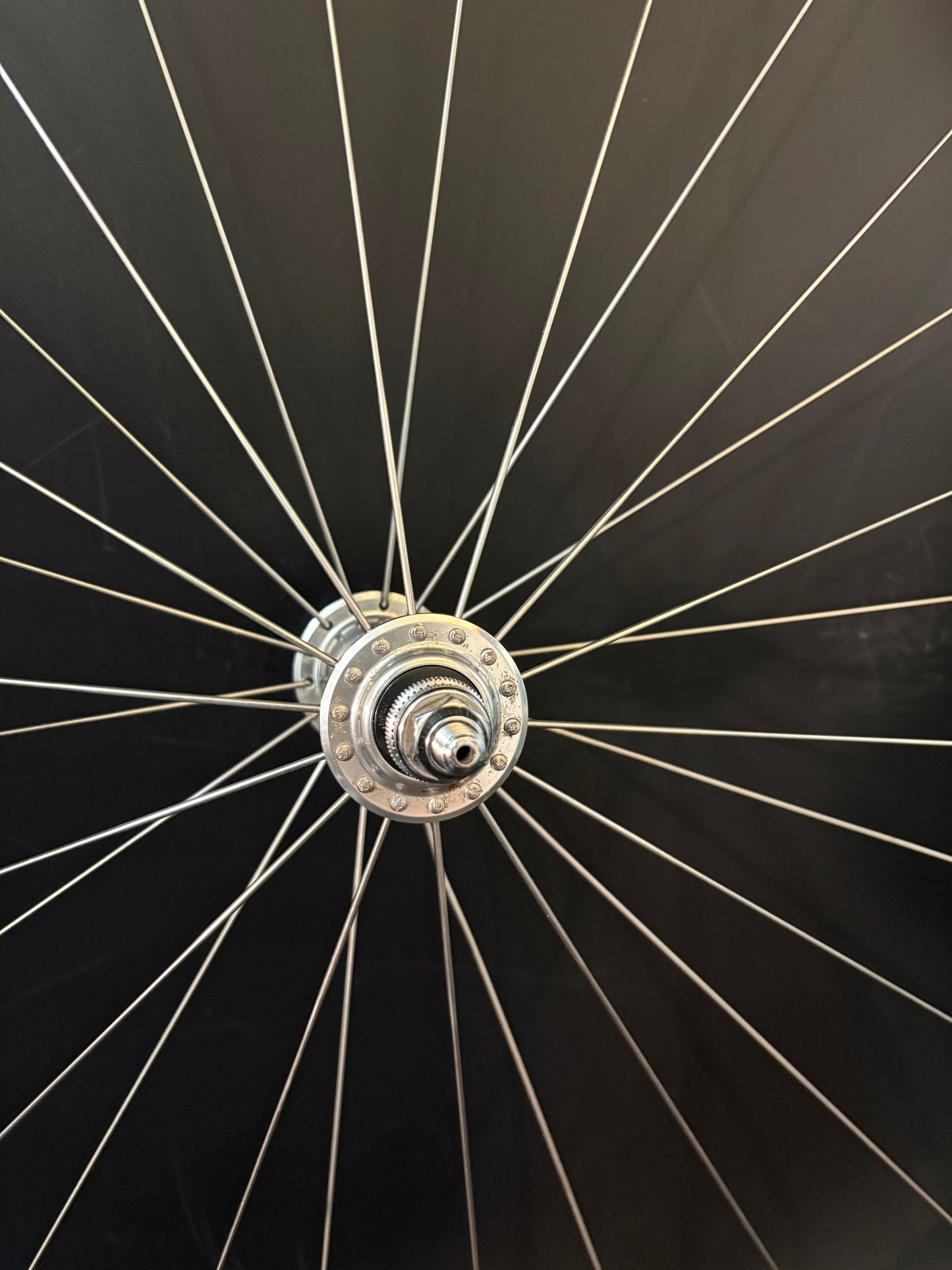 Mavic Open Pro Black / Dura Ace LF 7710 Wheelset 28h