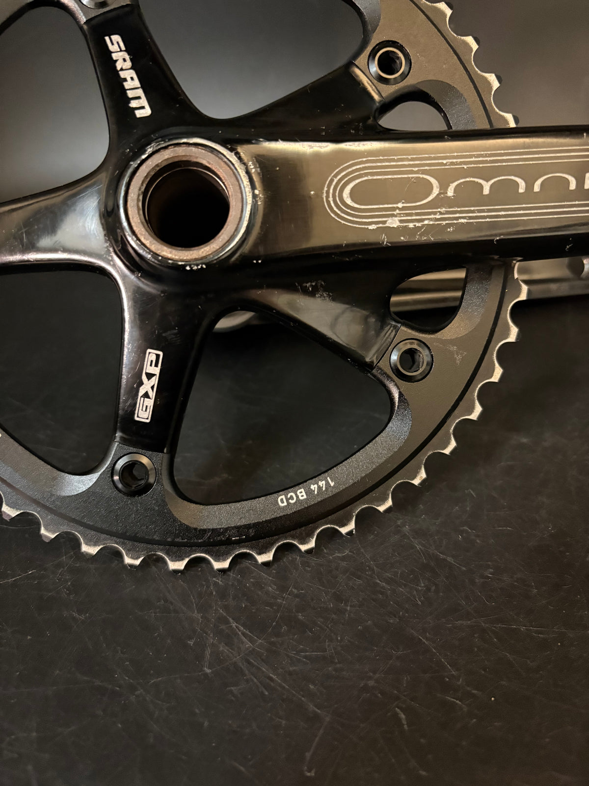 Sram Omnium Crankset Black 165mm 48t