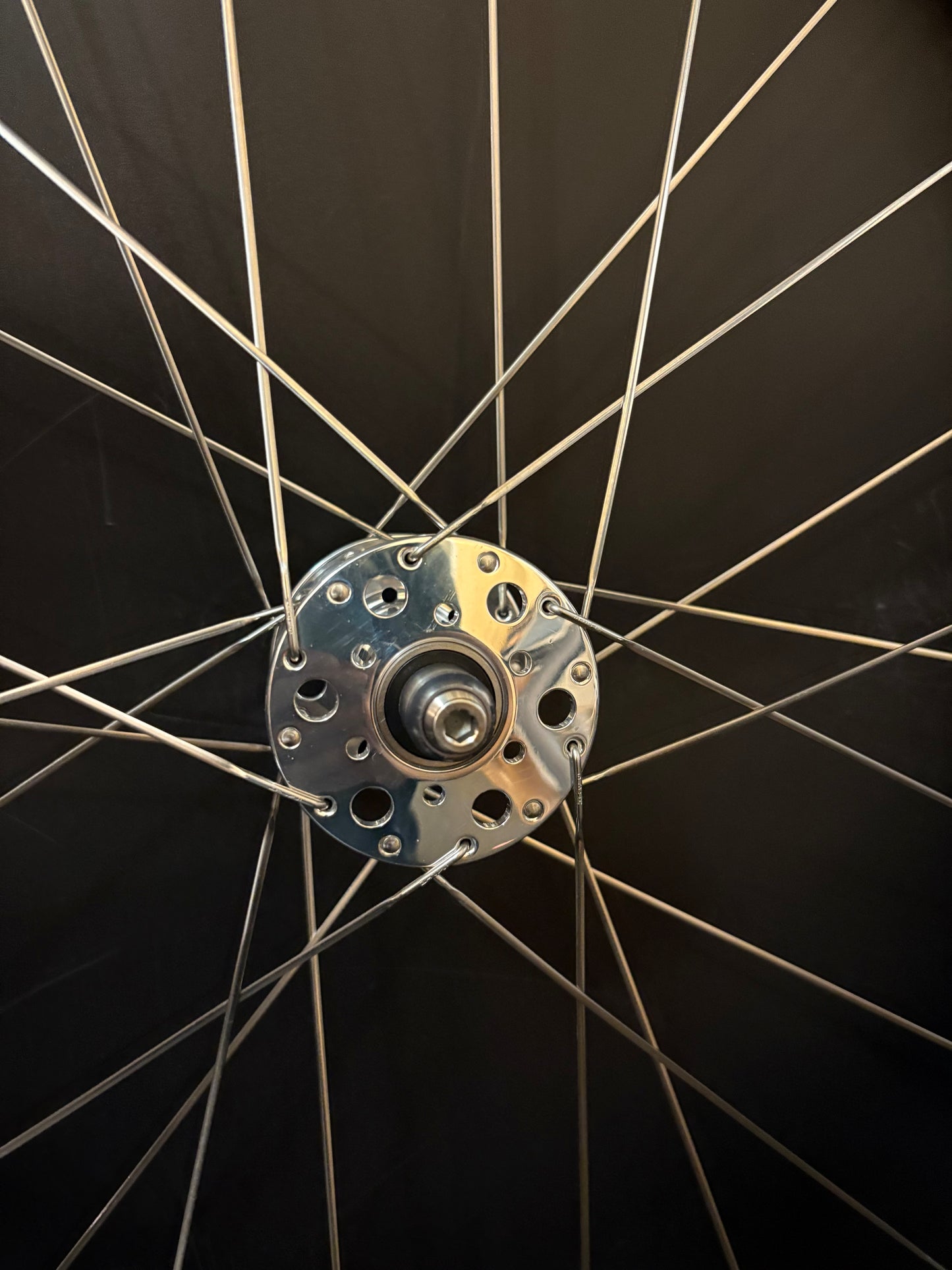 Light Bicycle R55 + R65 Carbon Clincher Rims / Phil Wood Pro HF Silver Wheelset 24/28h