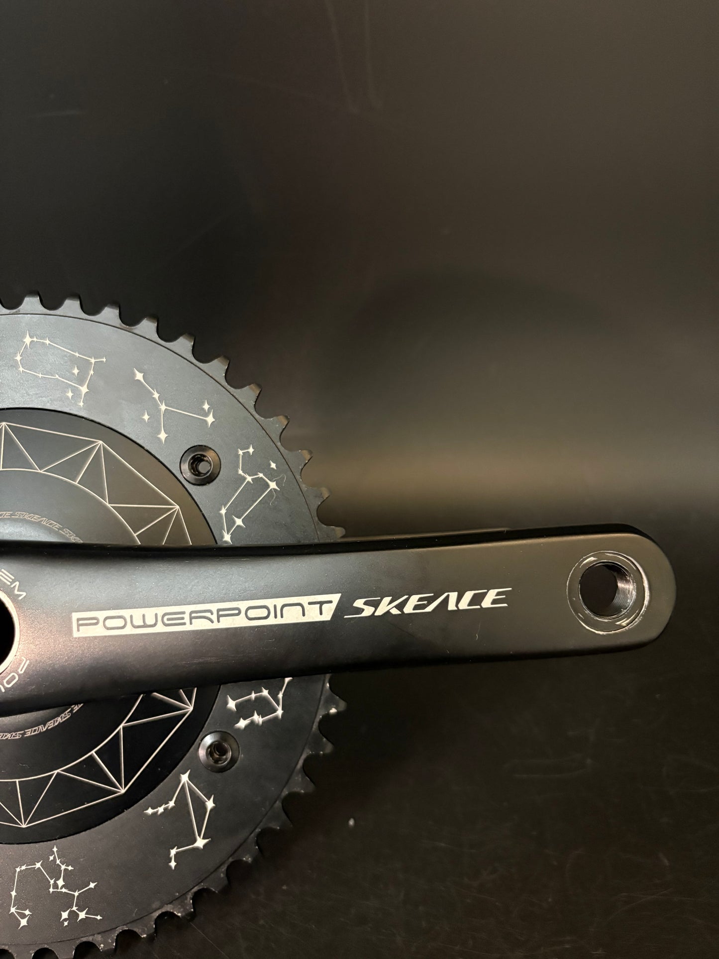 Skeace Powerpoint Crankset Black 165mm 49t