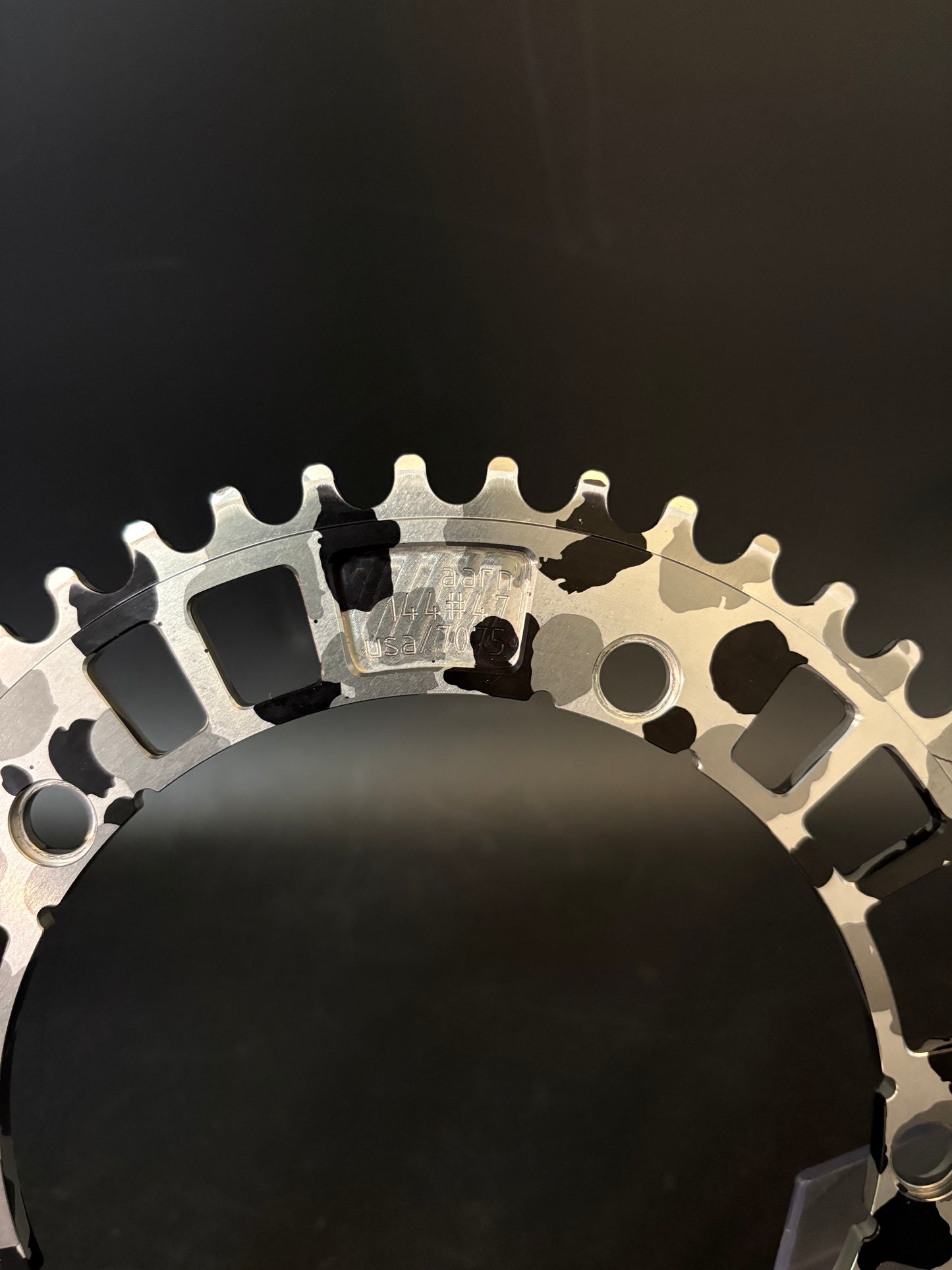 Aarn Chainring B&W Camo 47t