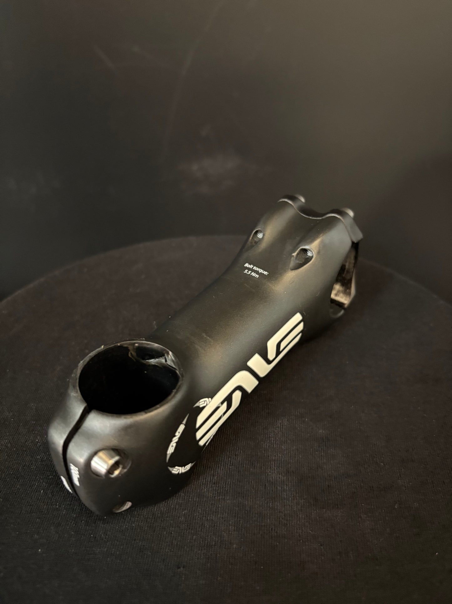 Enve White Logo Stem Carbon 100mm 31.8 6deg